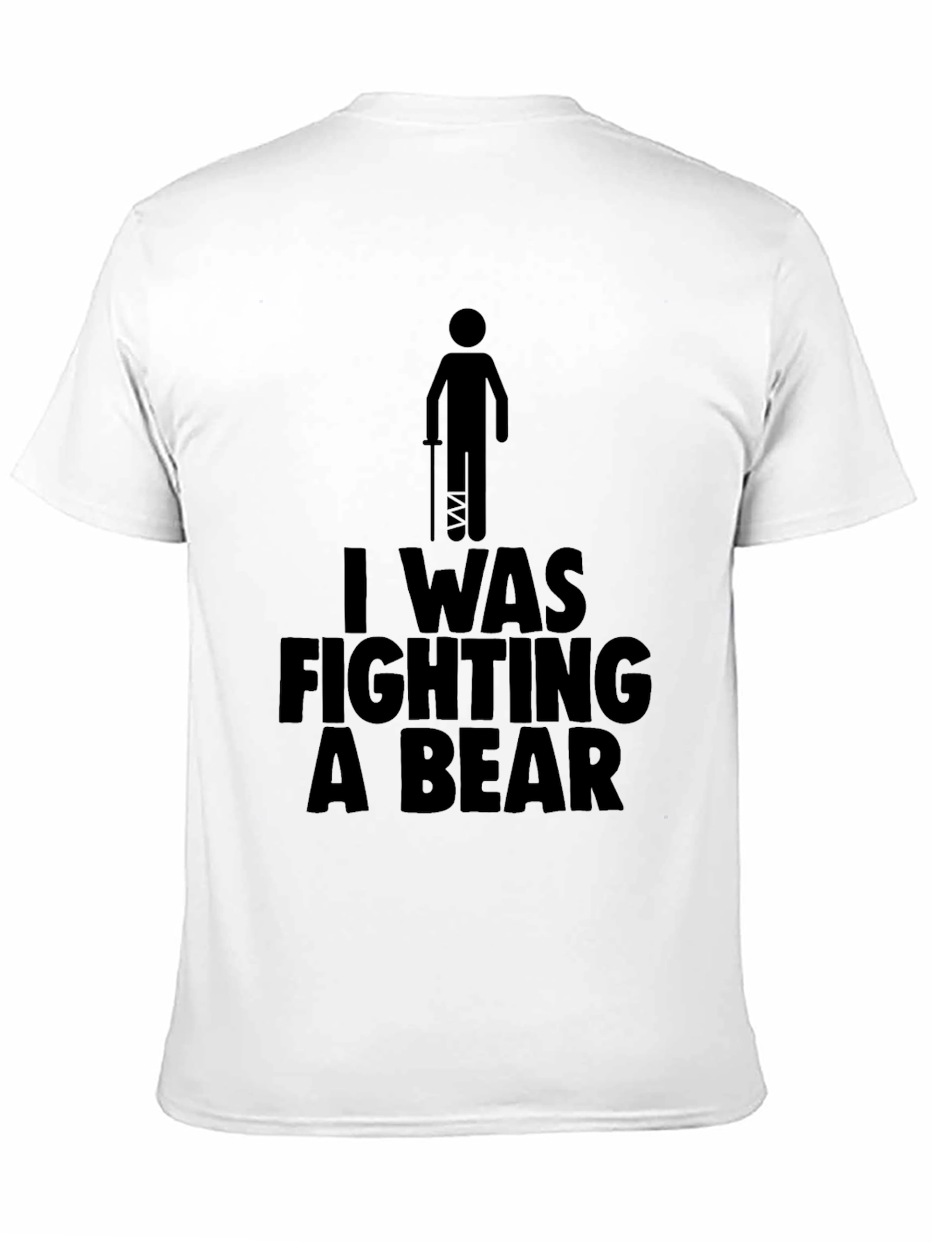 I Was Fighting A Bear Graphic Tee