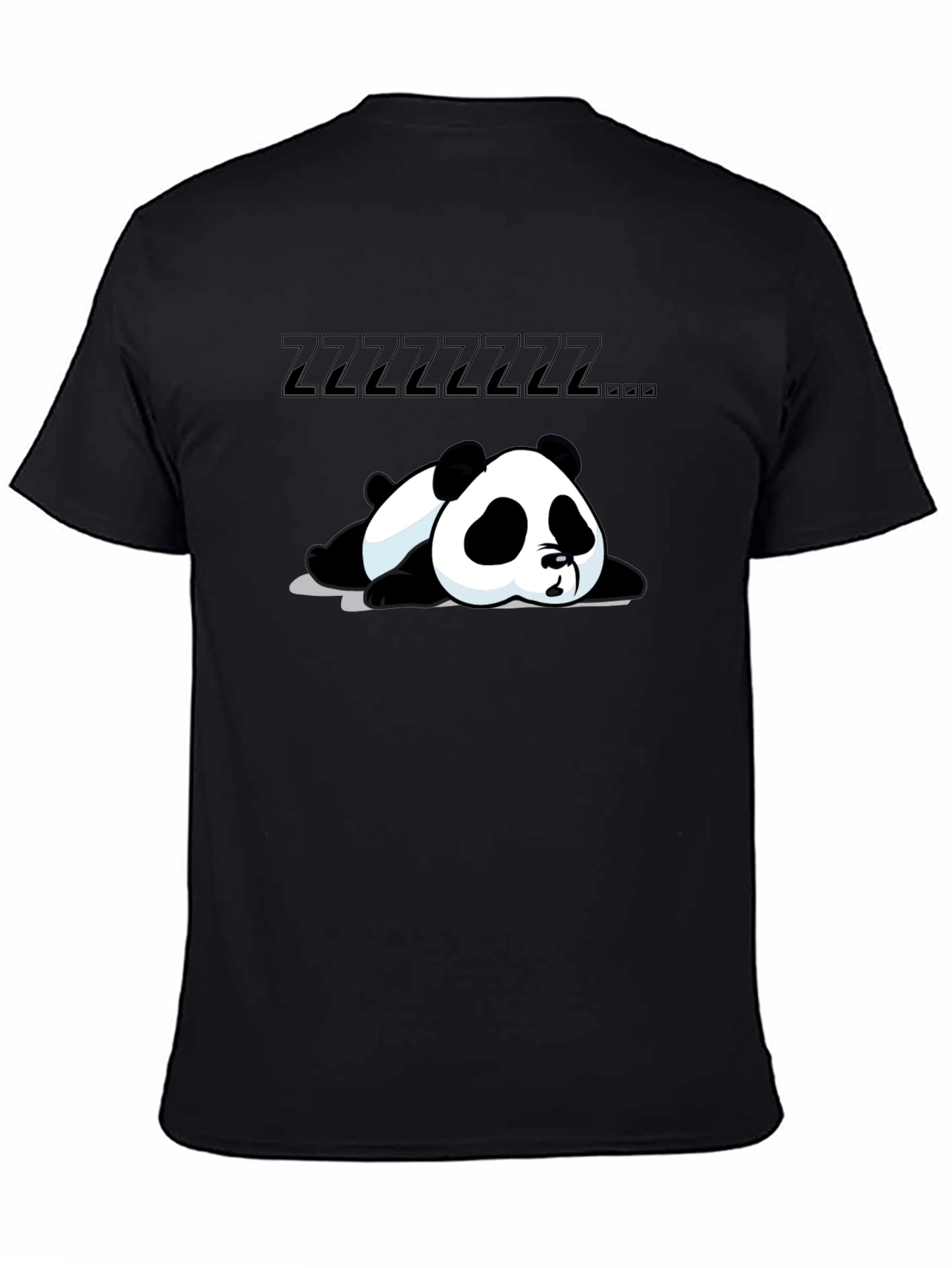 Sleeping Panda Graphic Tee - Lazy Days Style