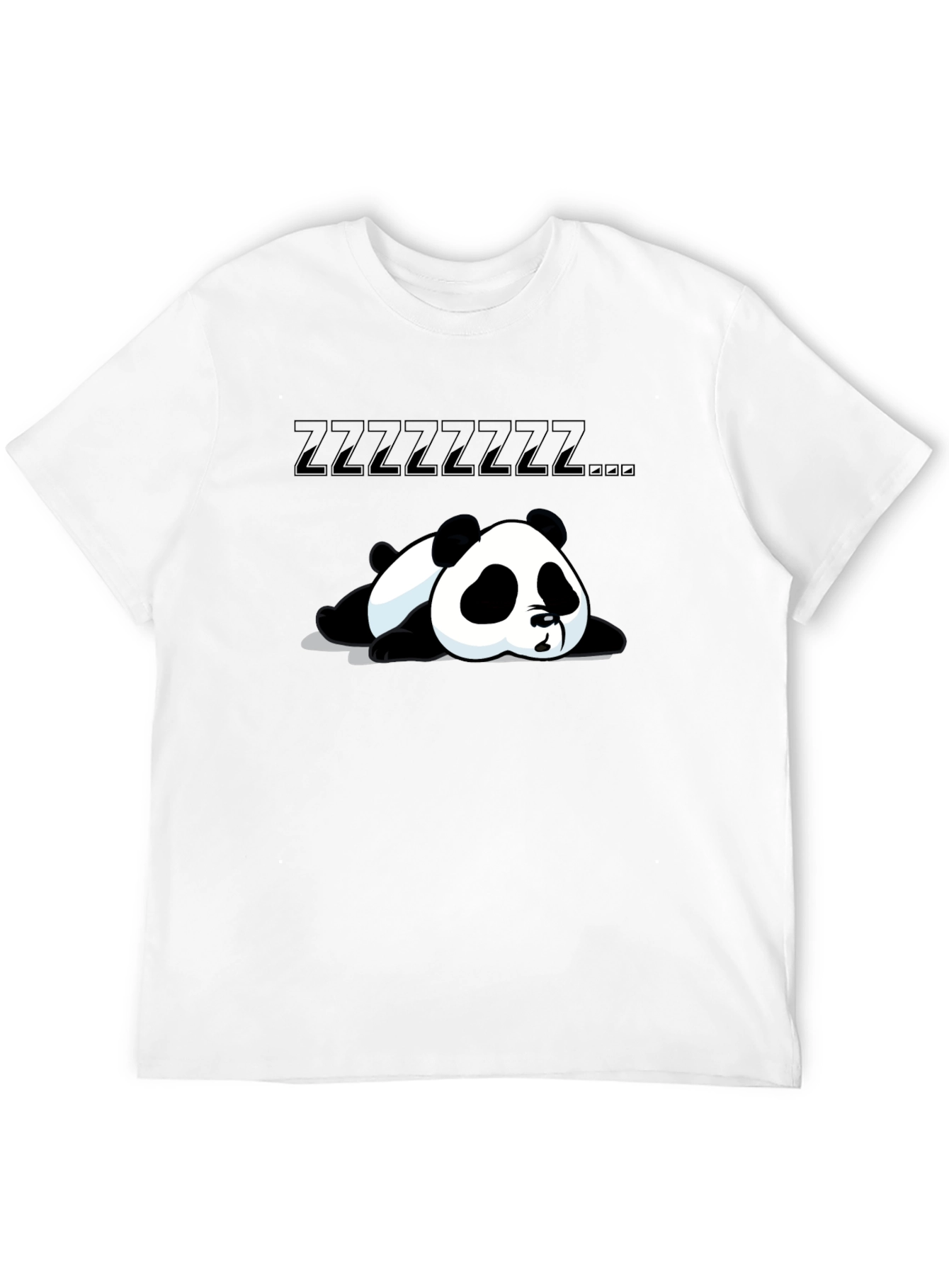 Sleeping Panda Graphic Tee - Lazy Days Style