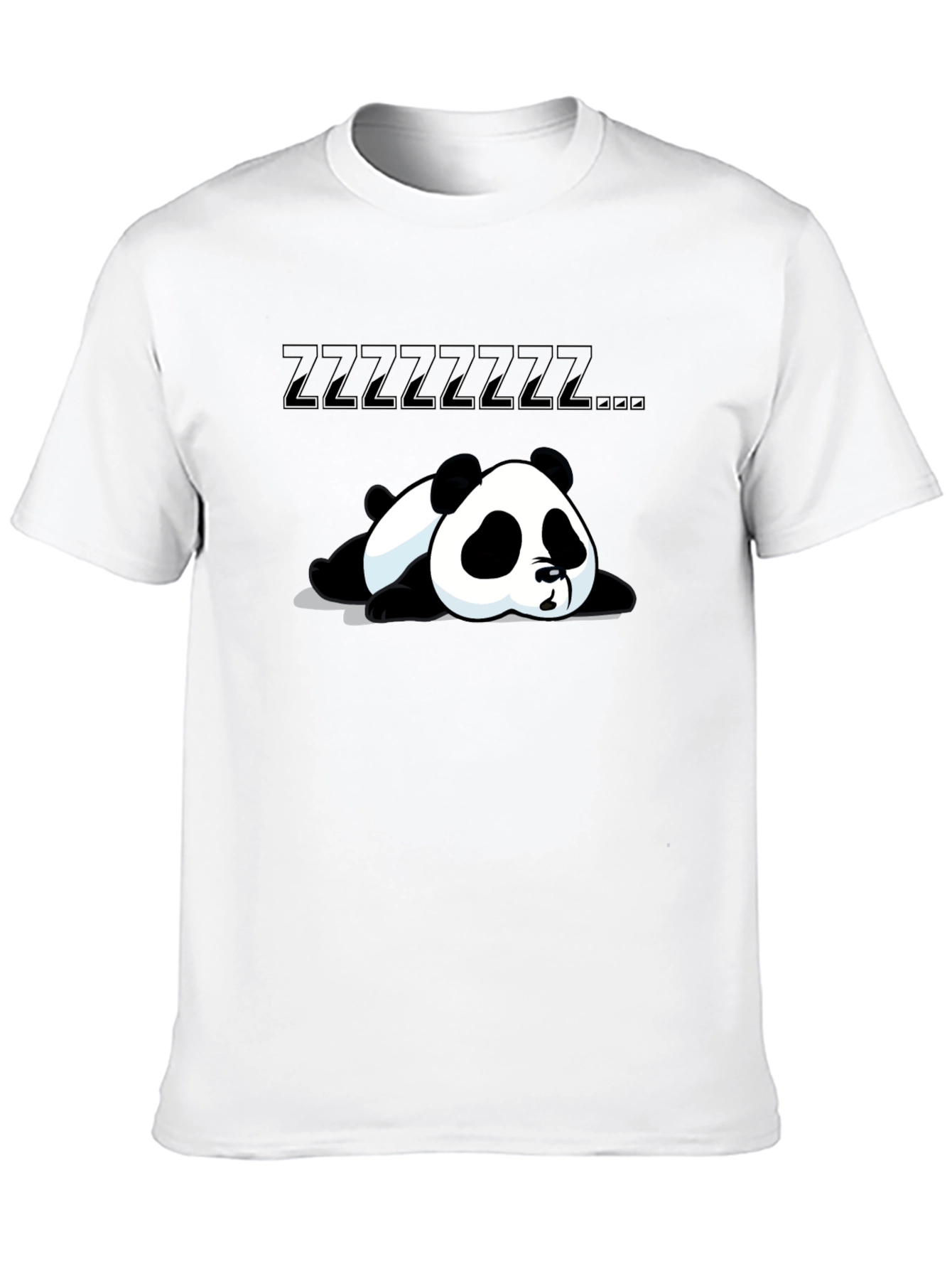 Sleeping Panda Graphic Tee - Lazy Days Style