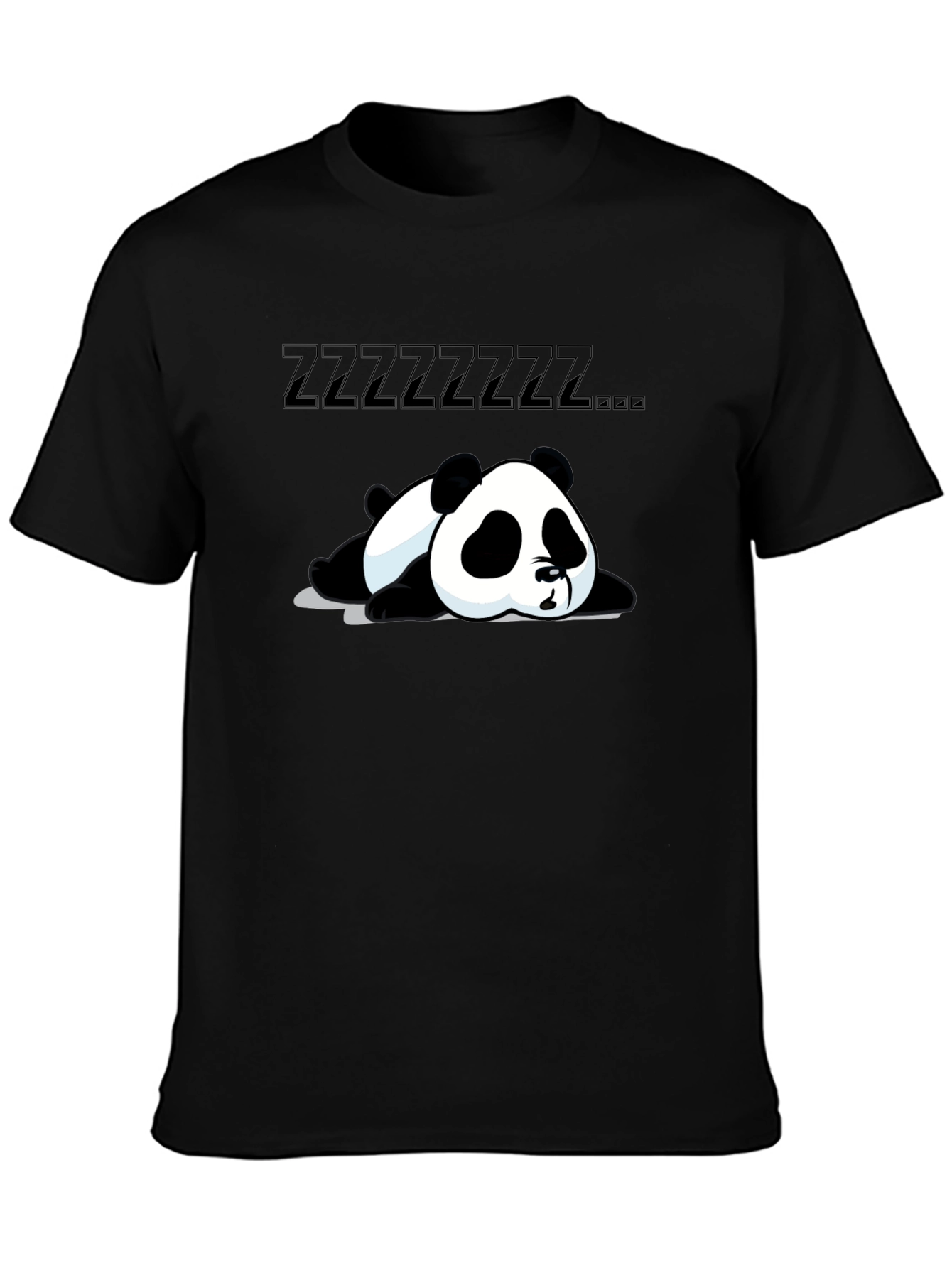Sleeping Panda Graphic Tee - Lazy Days Style