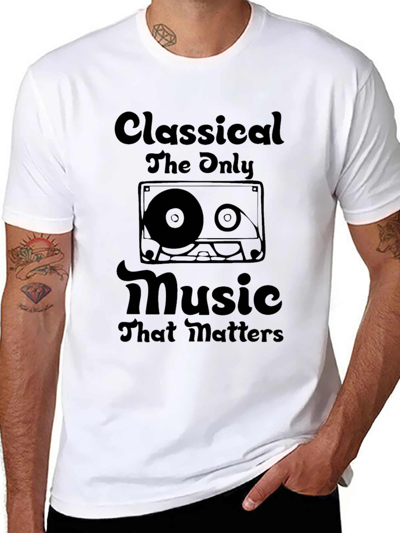 Classical Music T-Shirt - Retro Cassette Tee