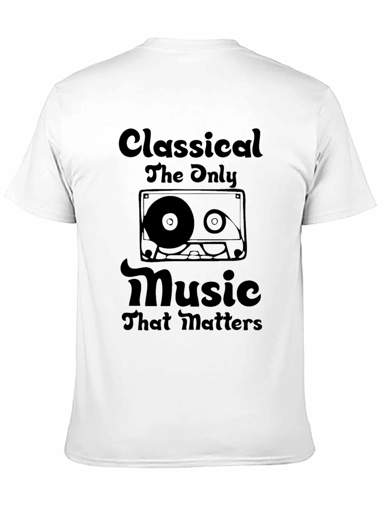 Classical Music T-Shirt - Retro Cassette Tee
