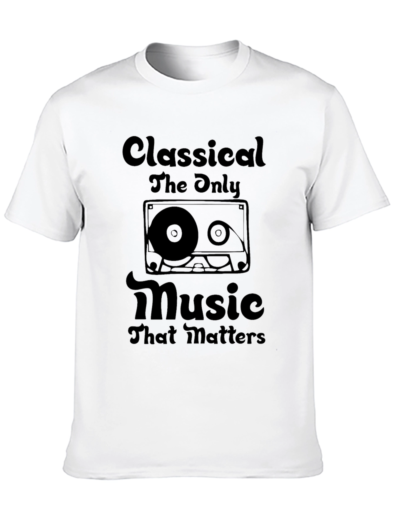 Classical Music T-Shirt - Retro Cassette Tee