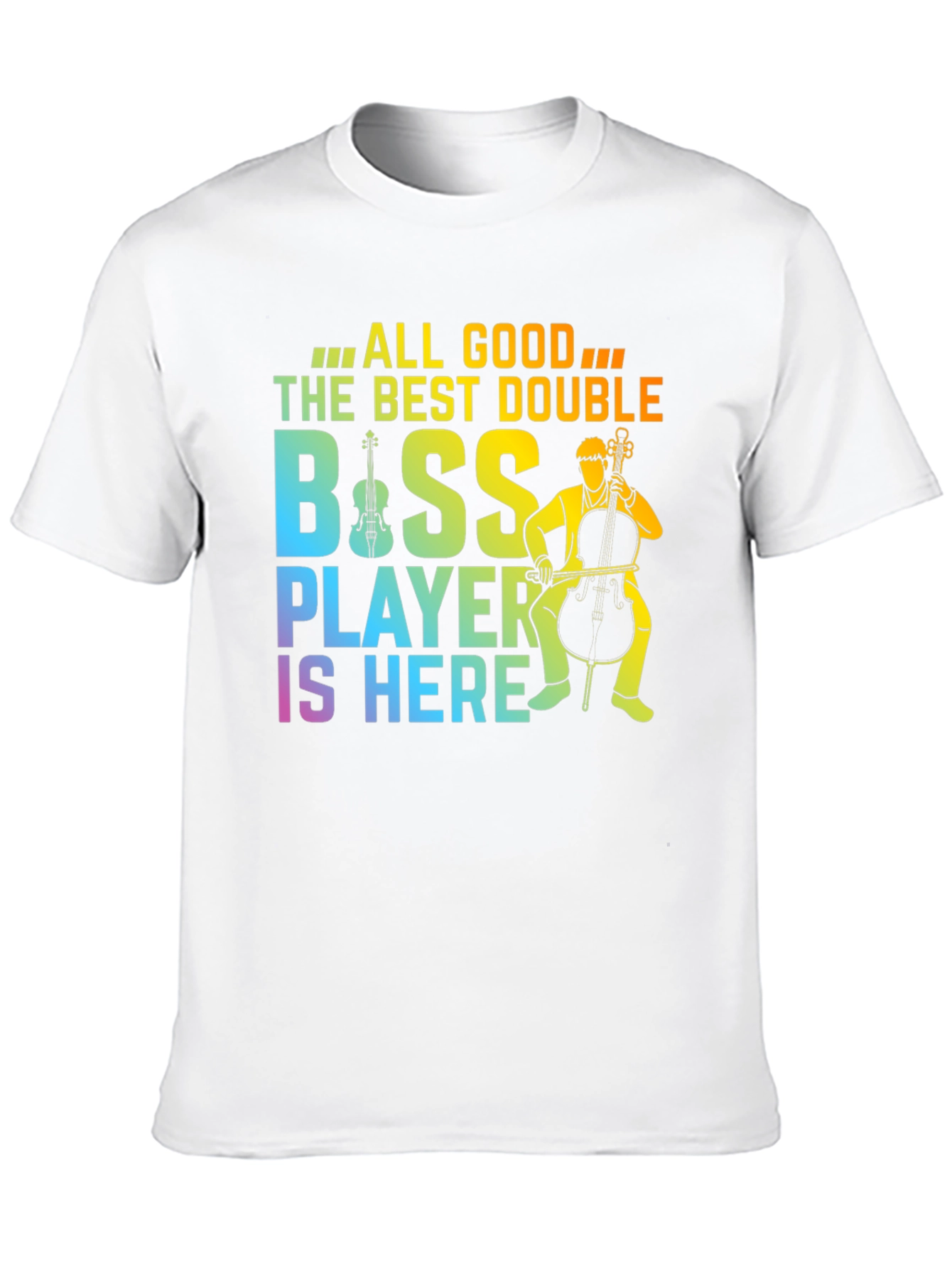 Double Bass Player T-Shirt Musician Graphic Tee