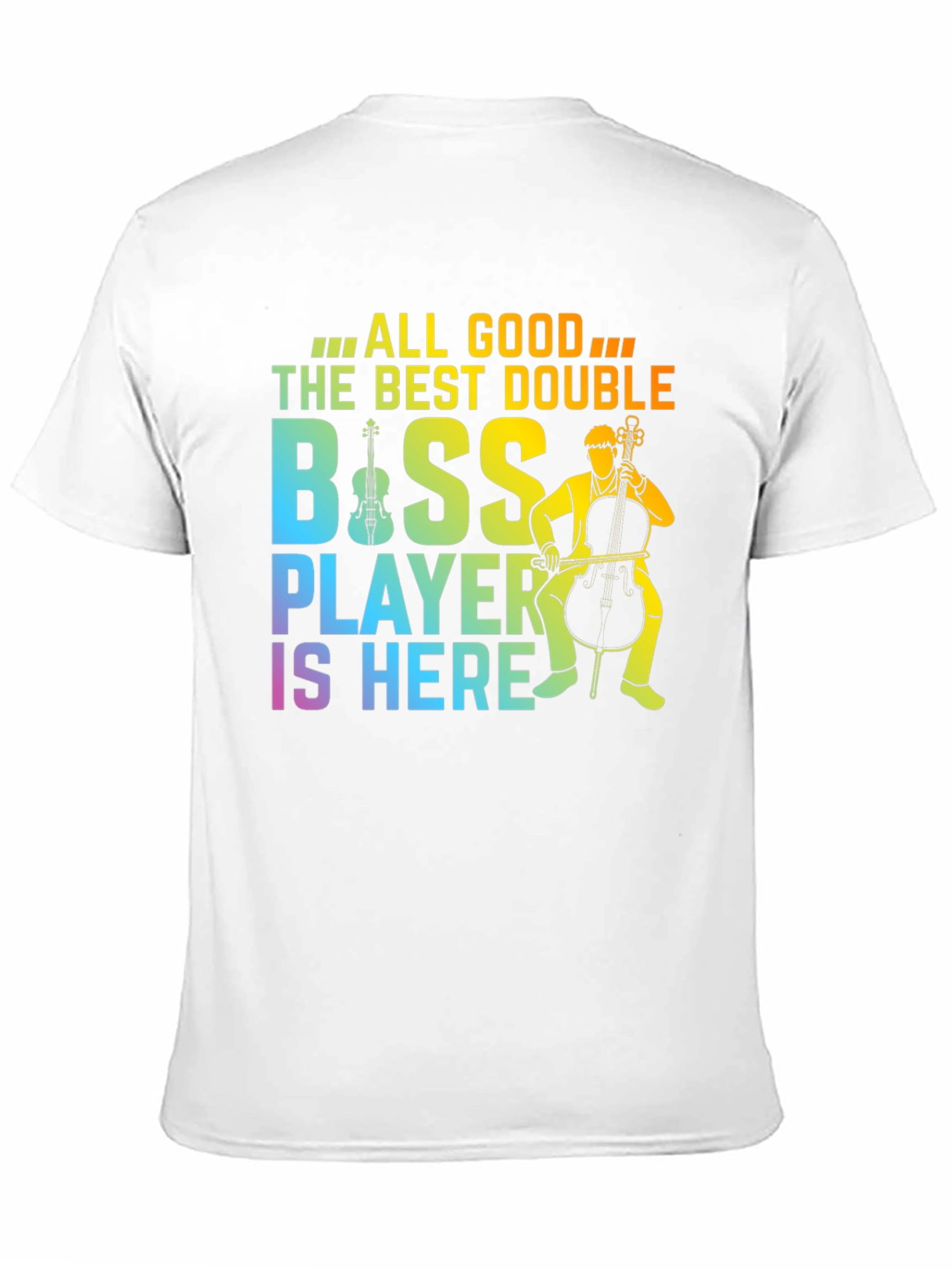 Double Bass Player T-Shirt Musician Graphic Tee