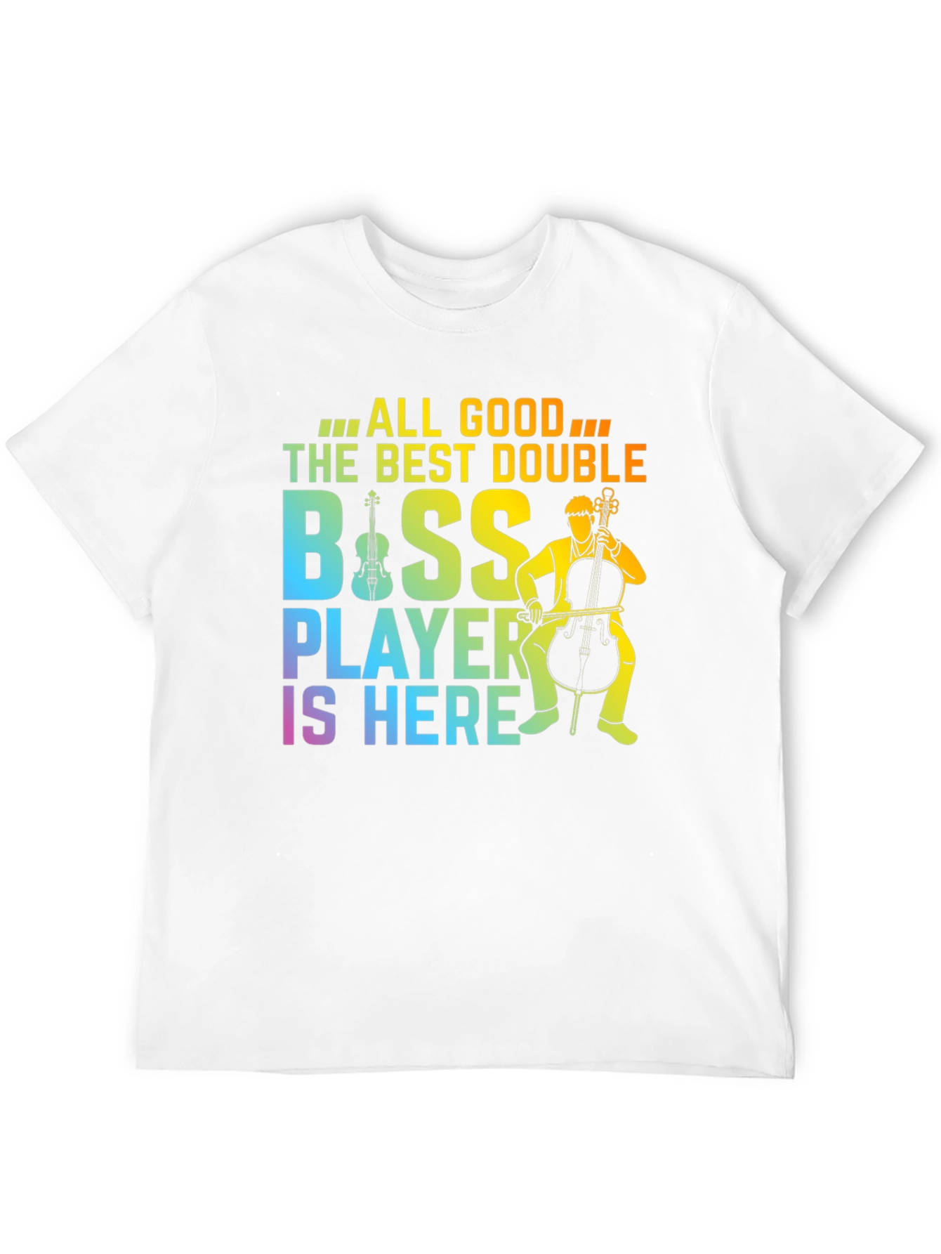 Double Bass Player T-Shirt Musician Graphic Tee