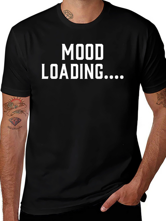 Mood Loading Black T-Shirt - Express Yourself!