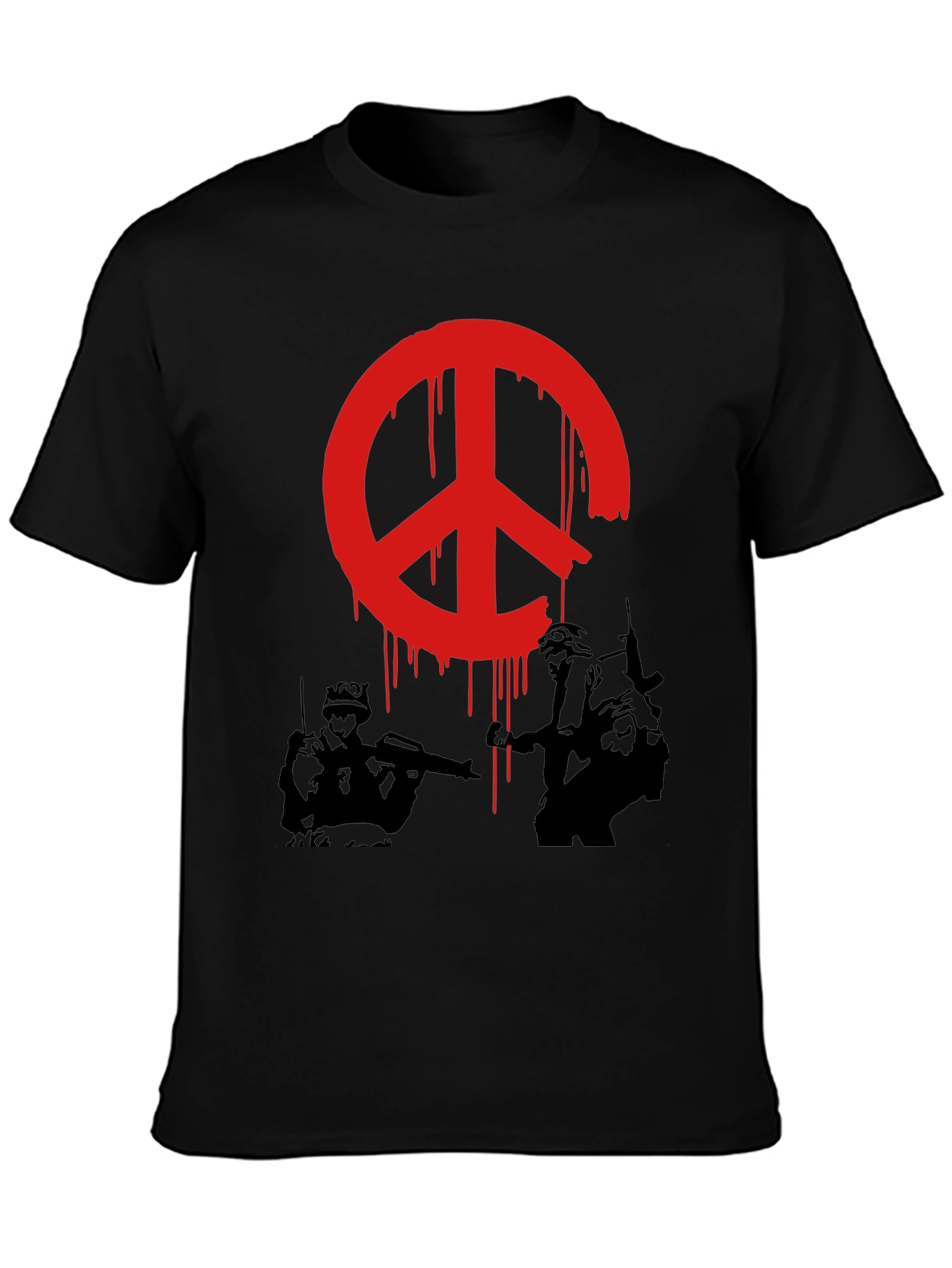 Peace Sign Graphic T-Shirt - Stylish and Bold