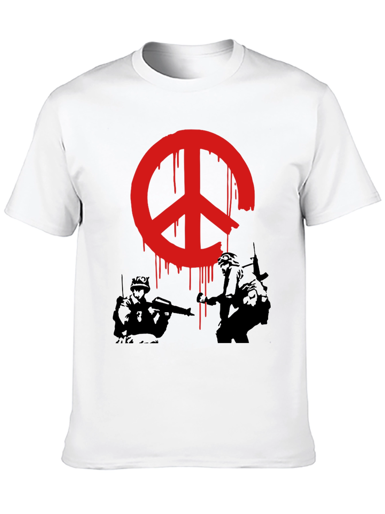 Peace Sign Graphic T-Shirt - Stylish and Bold