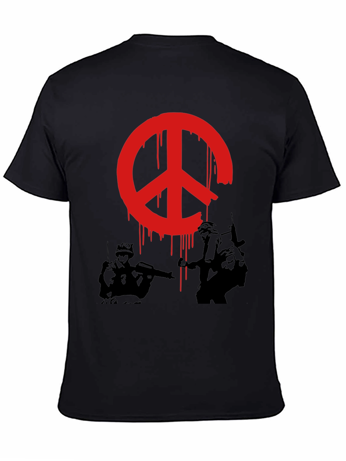 Peace Sign Graphic T-Shirt - Stylish and Bold