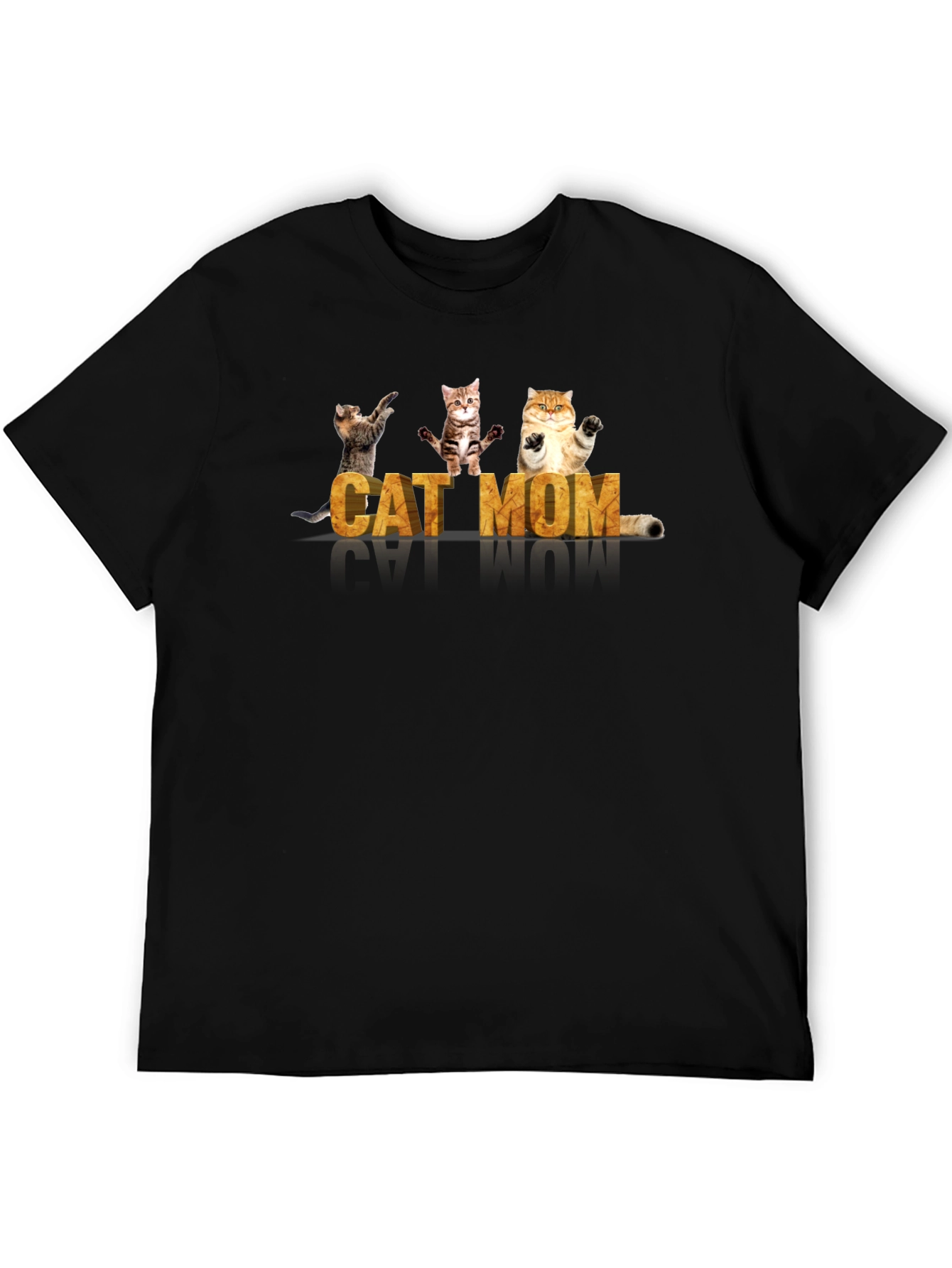 Funny Cat Mom T-Shirt -  Cute Kitten Design