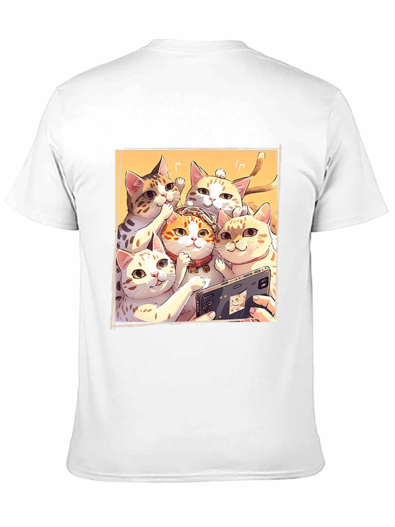 Cats Taking Selfie Graphic T-Shirt