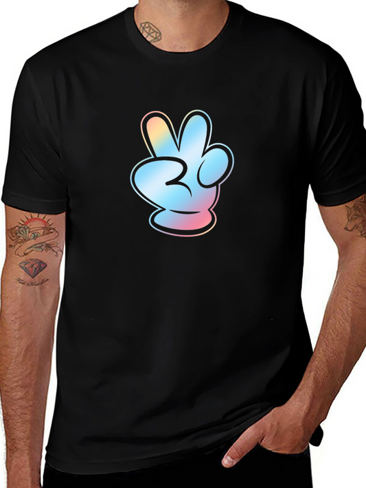 Peace Sign Hand Gesture T-Shirt