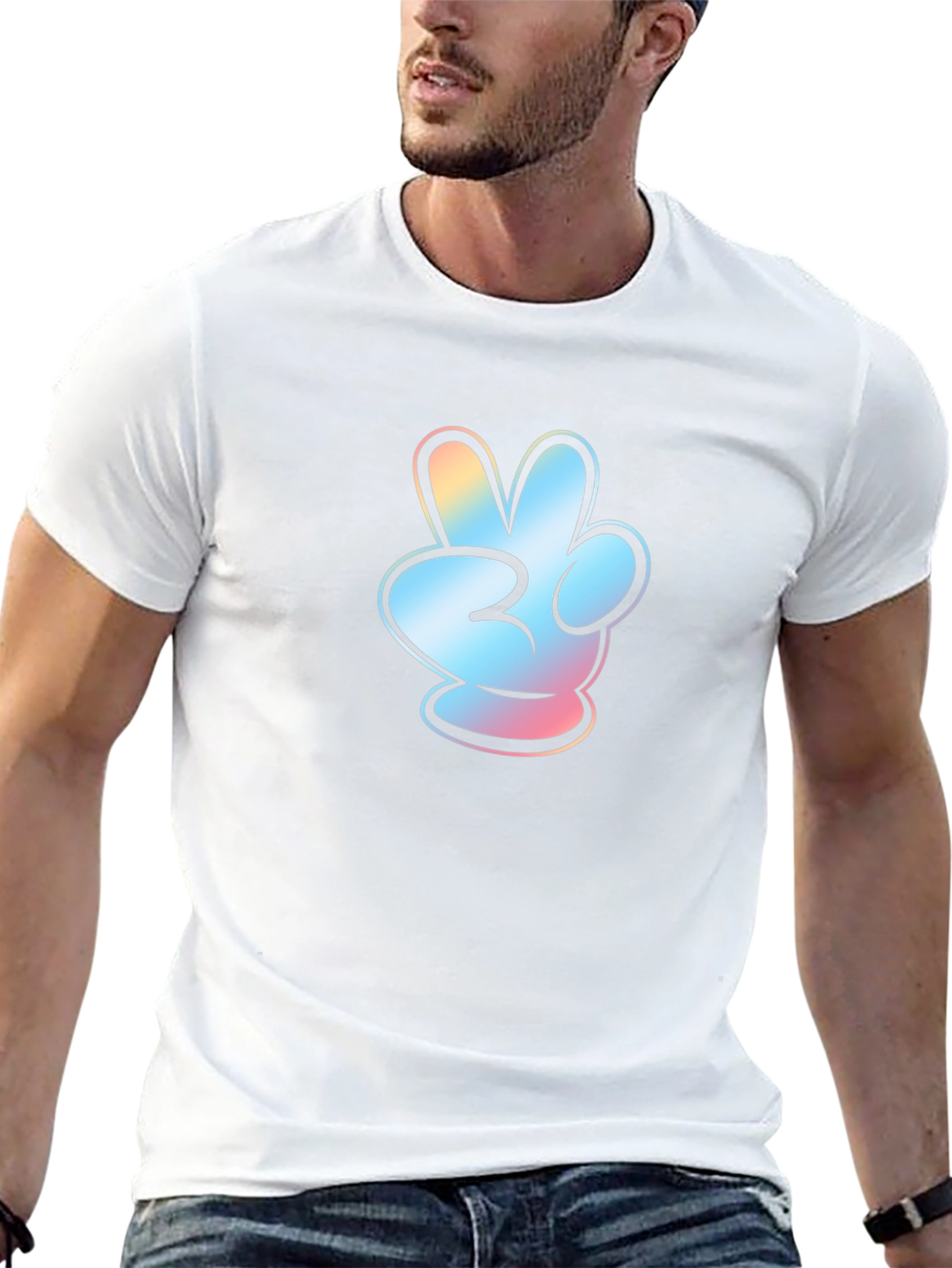 Peace Sign Hand Gesture T-Shirt