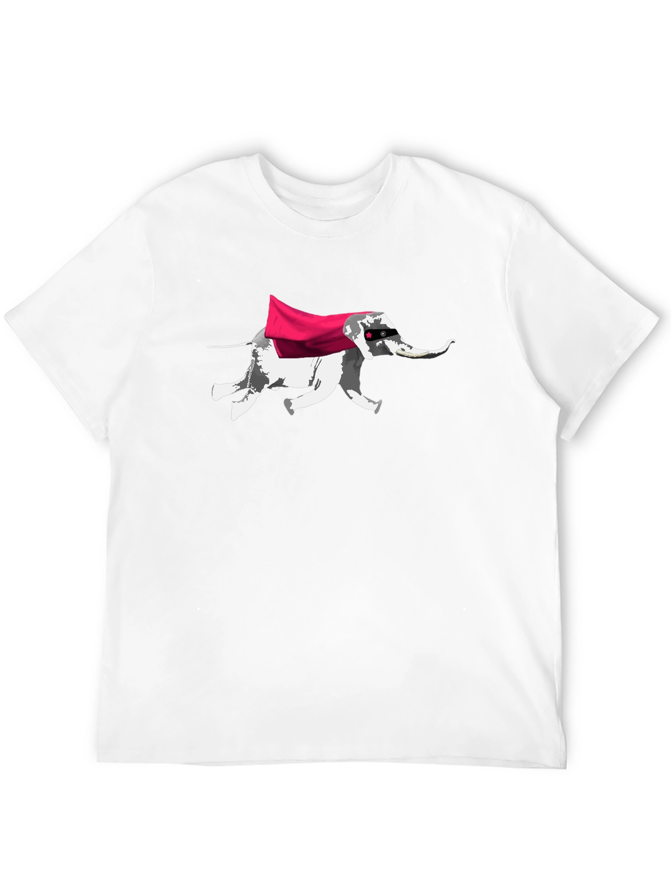 Super Elephant Graphic T-Shirt - Cool Animal Tee