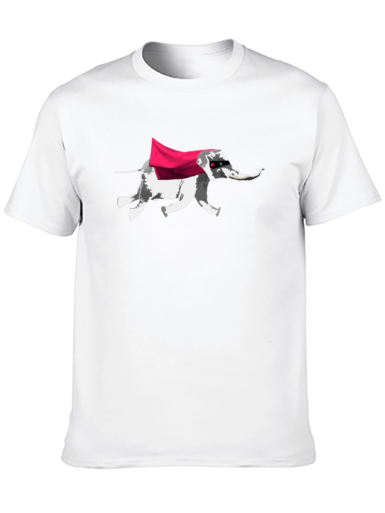 Super Elephant Graphic T-Shirt - Cool Animal Tee