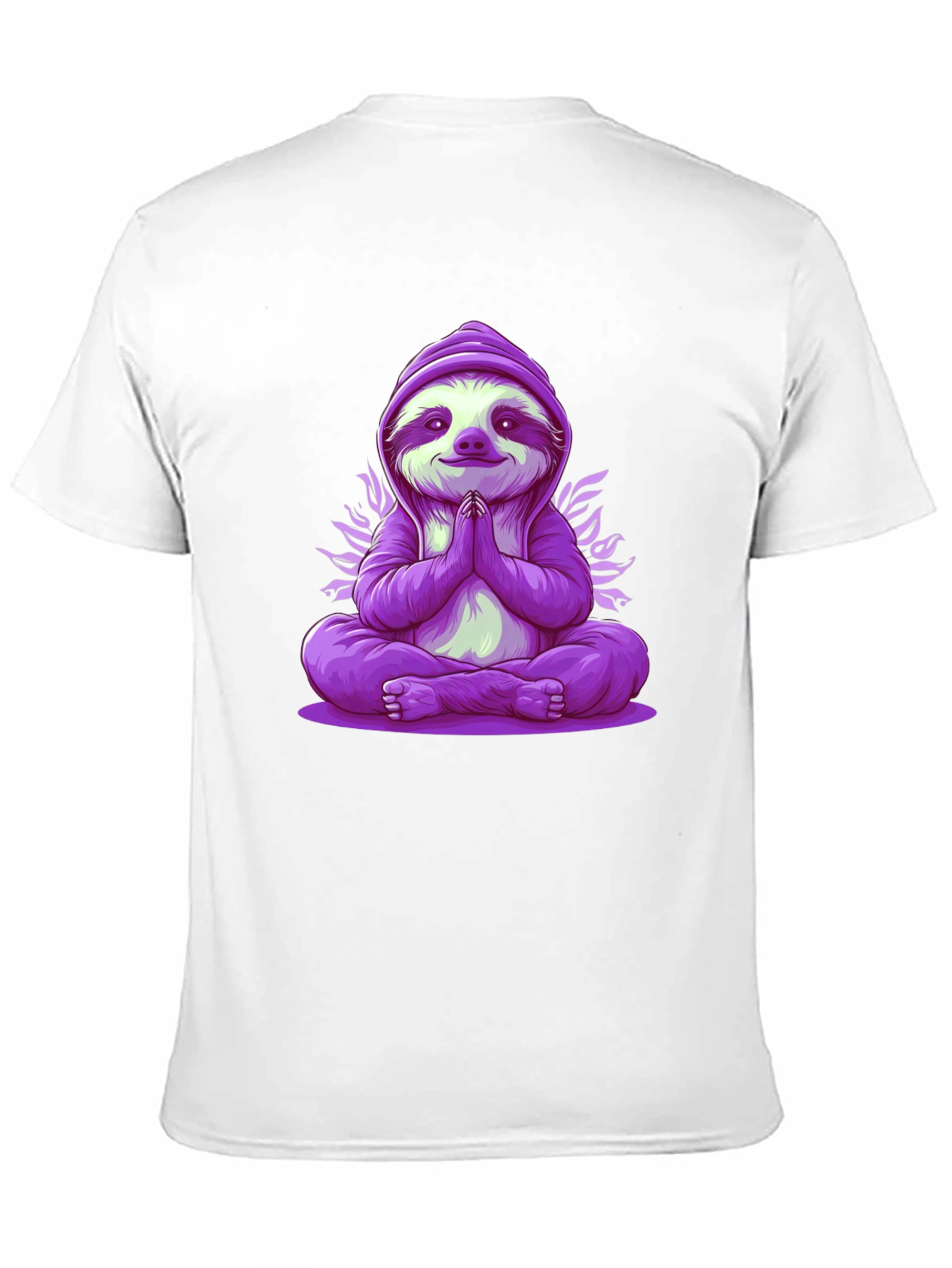 Meditating Sloth Graphic Tee - Relaxed Fit