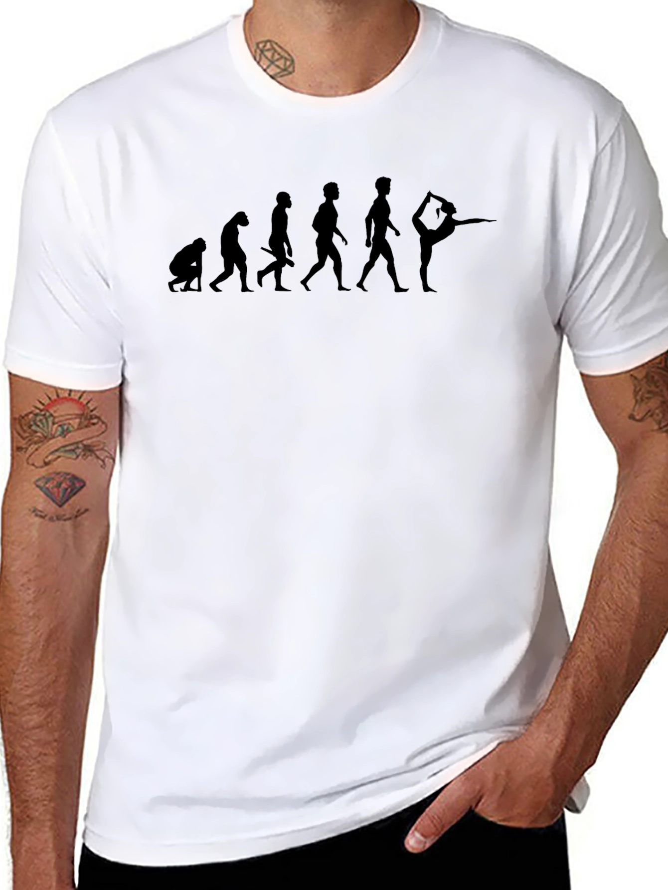 Gymnast Evolution Graphic T-Shirt