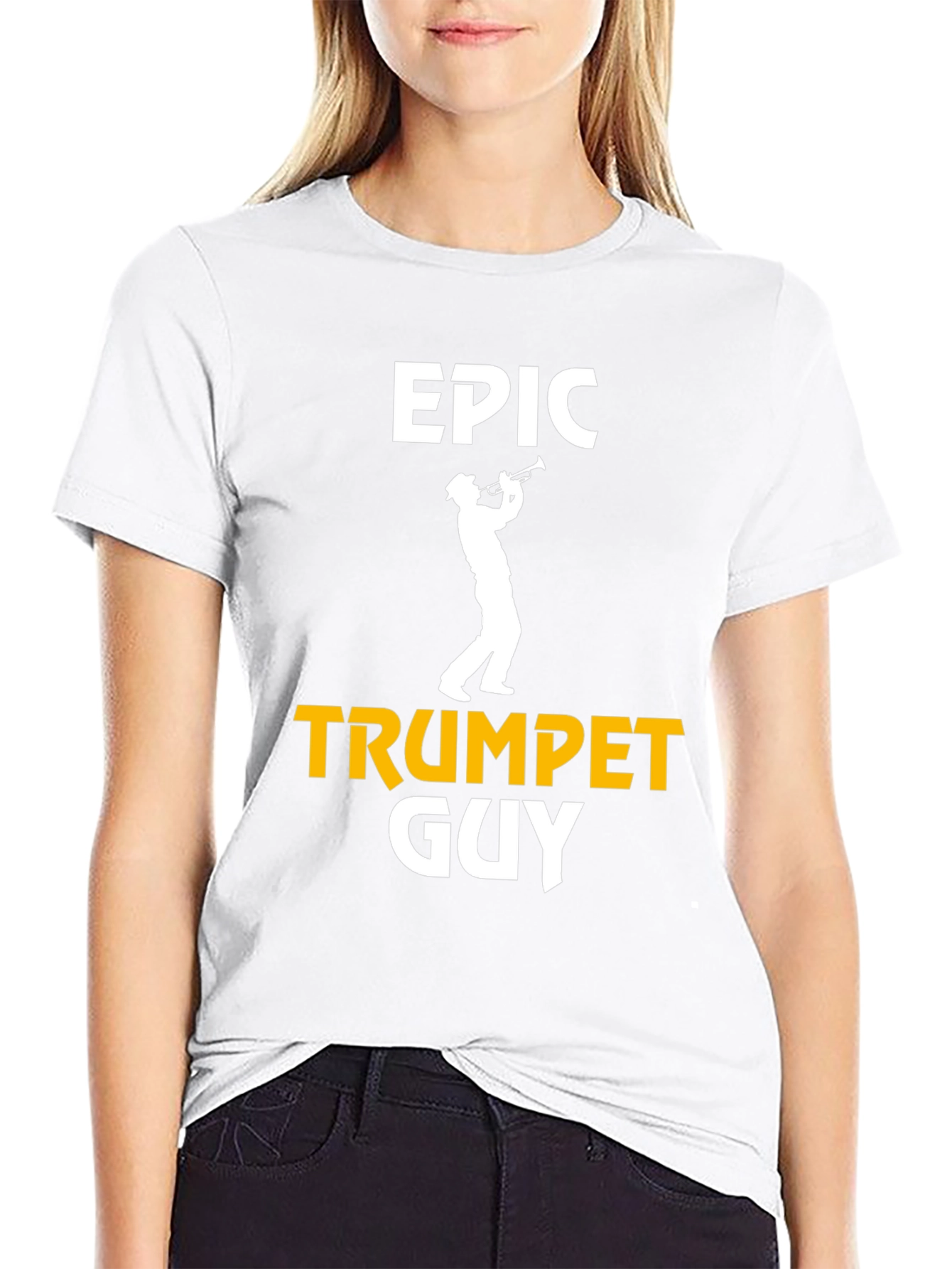 Epic Trumpet Guy T-Shirt - Musician Novelty Tee