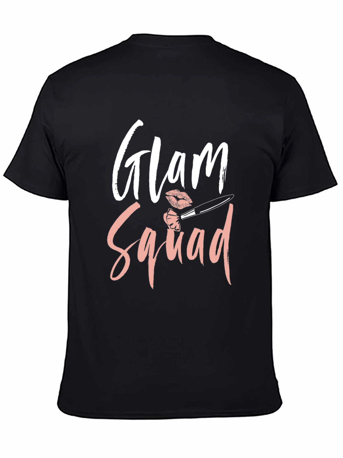 Glam Squad Black Graphic T-Shirt