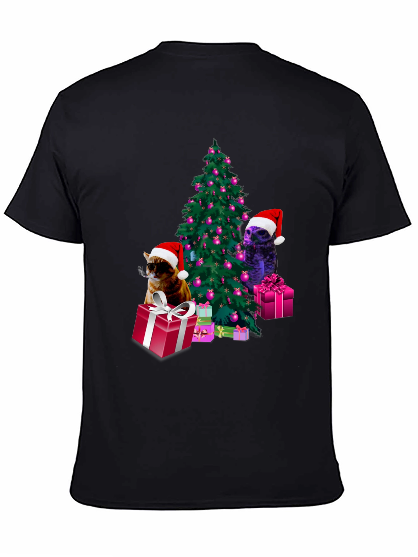 Festive Christmas Cats T-Shirt