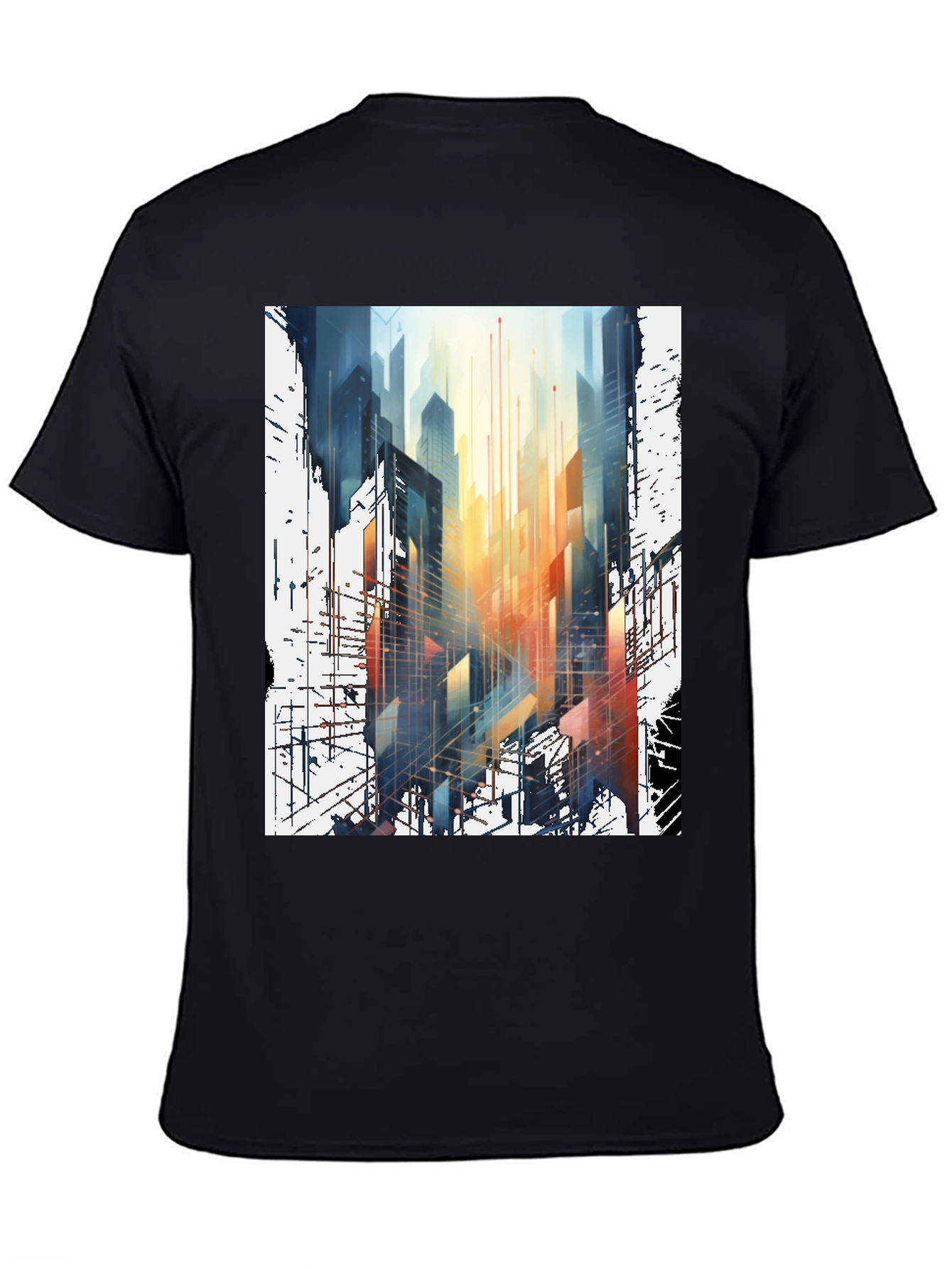 Urban Inkscape Tee - Cityscape Art Shirt