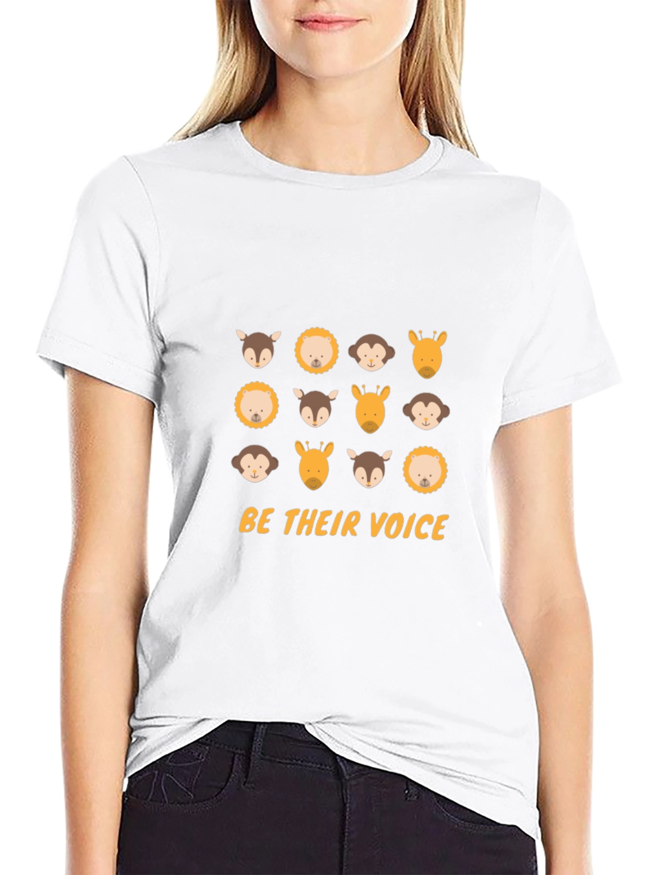 Be Their Voice Animal Faces T-Shirt
