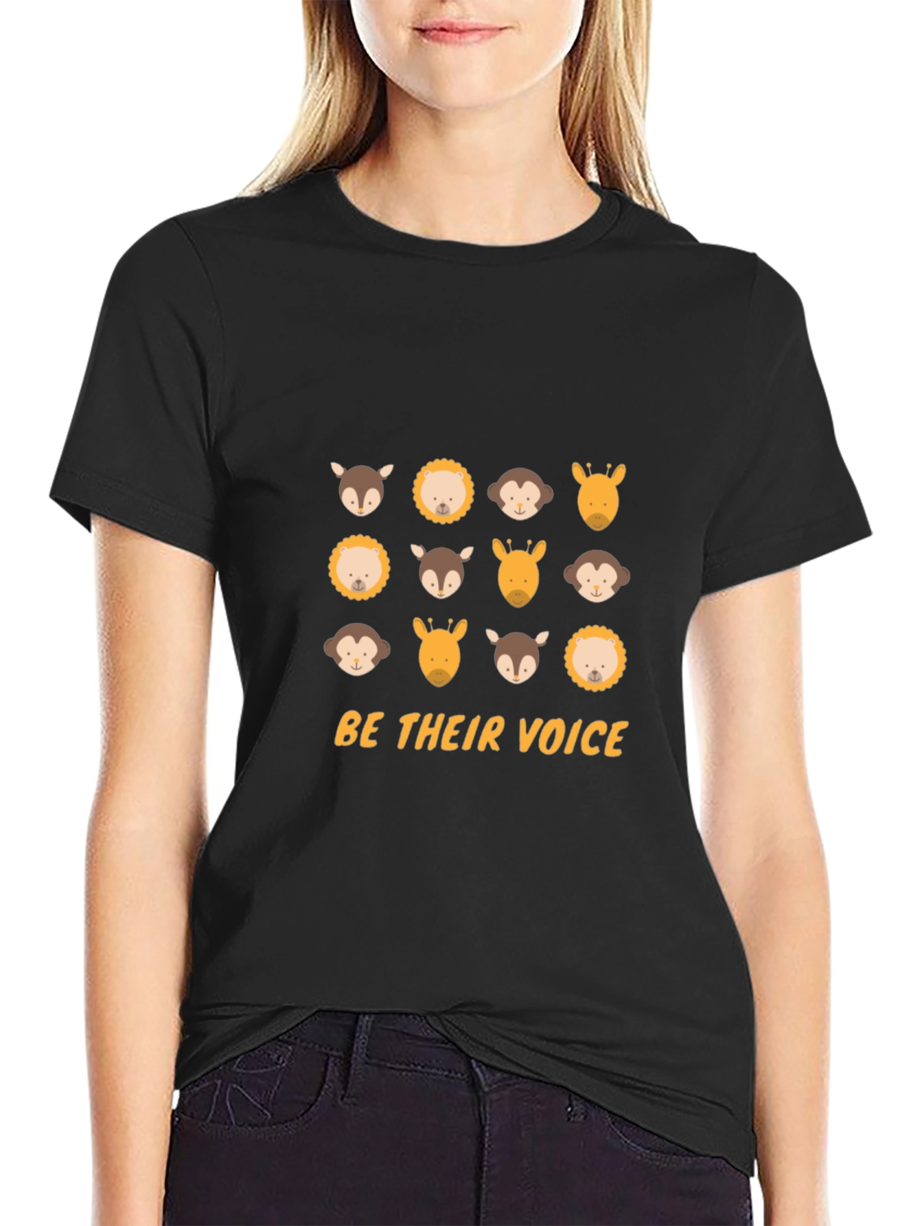 Be Their Voice Animal Faces T-Shirt