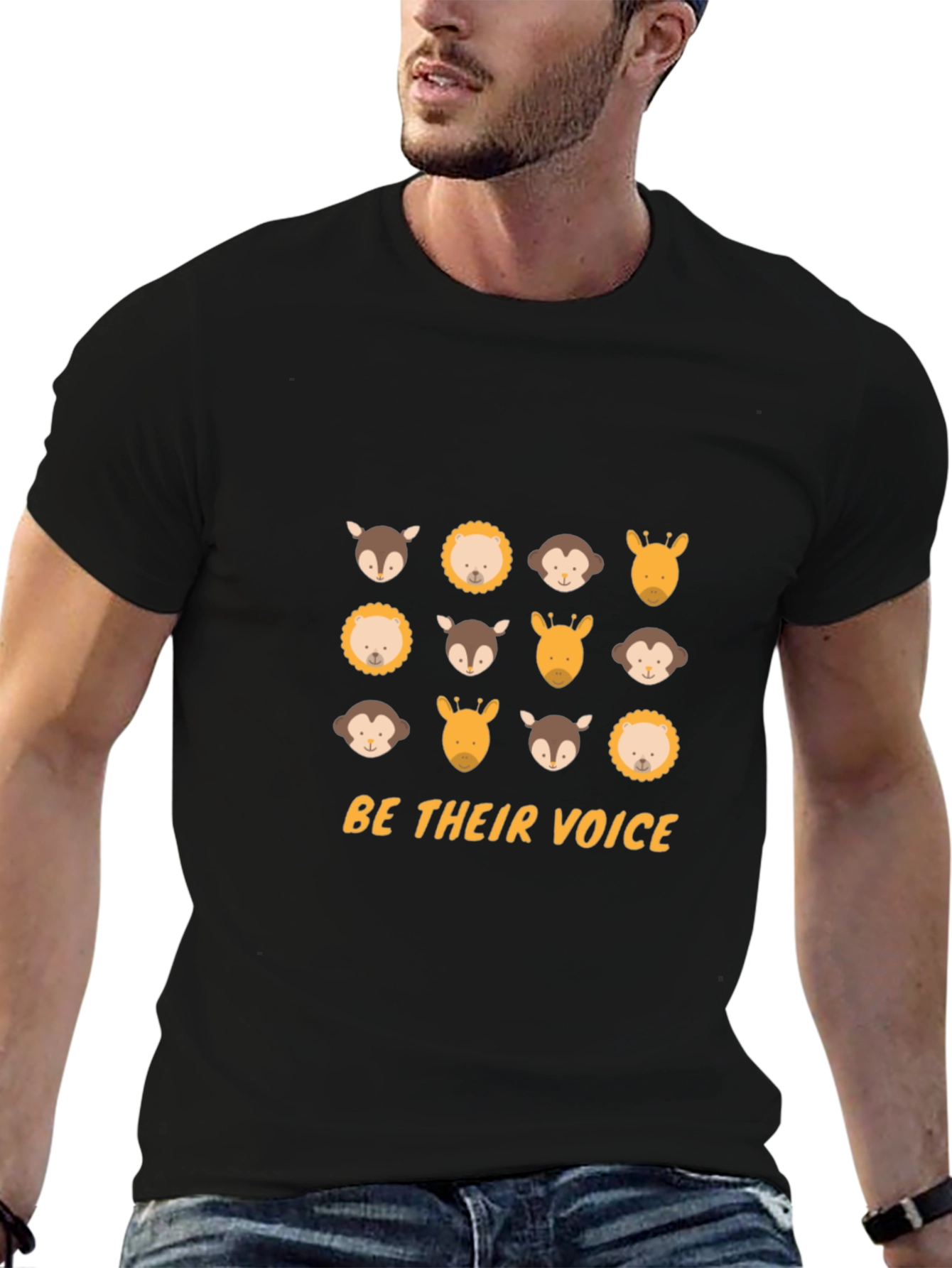 Be Their Voice Animal Faces T-Shirt