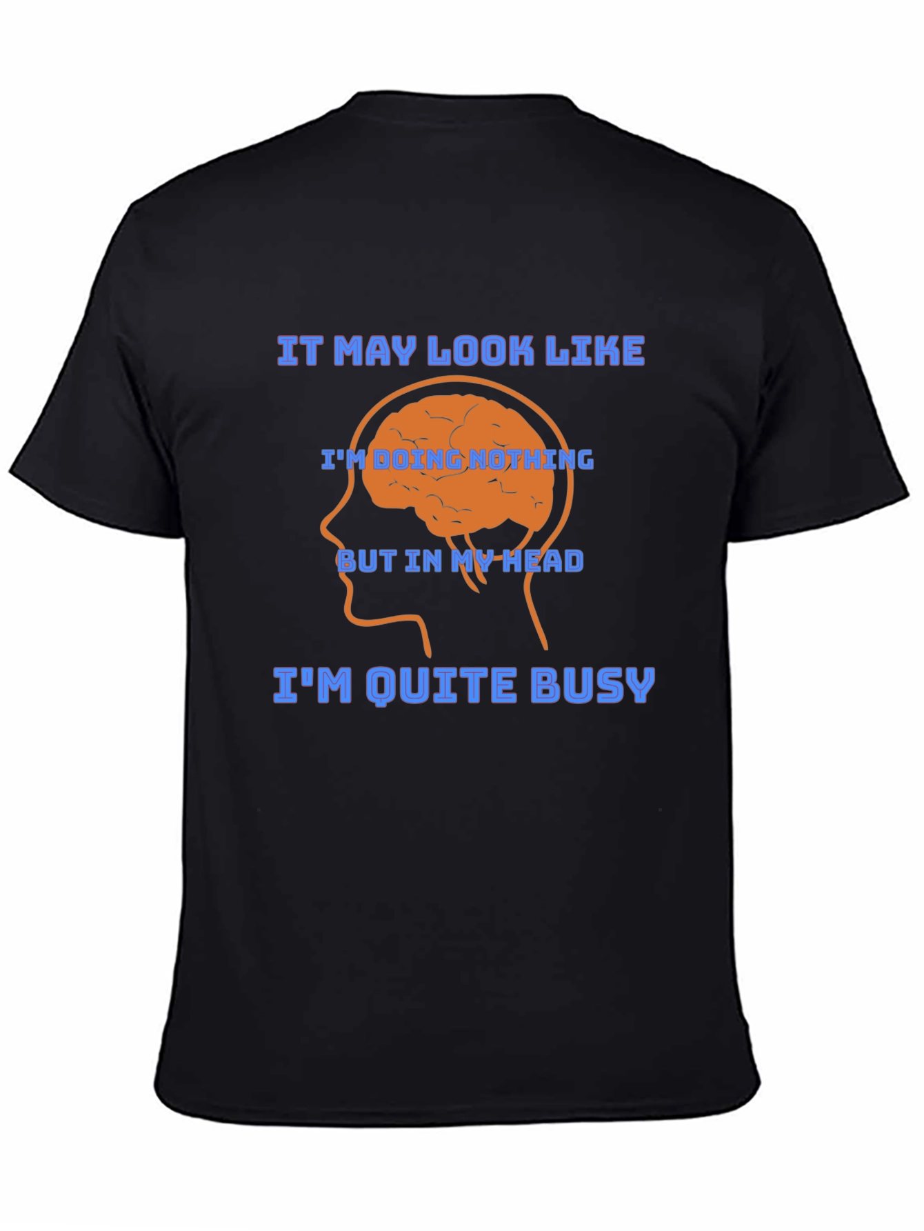 Brainy Thoughtful Funny Graphic T-Shirt