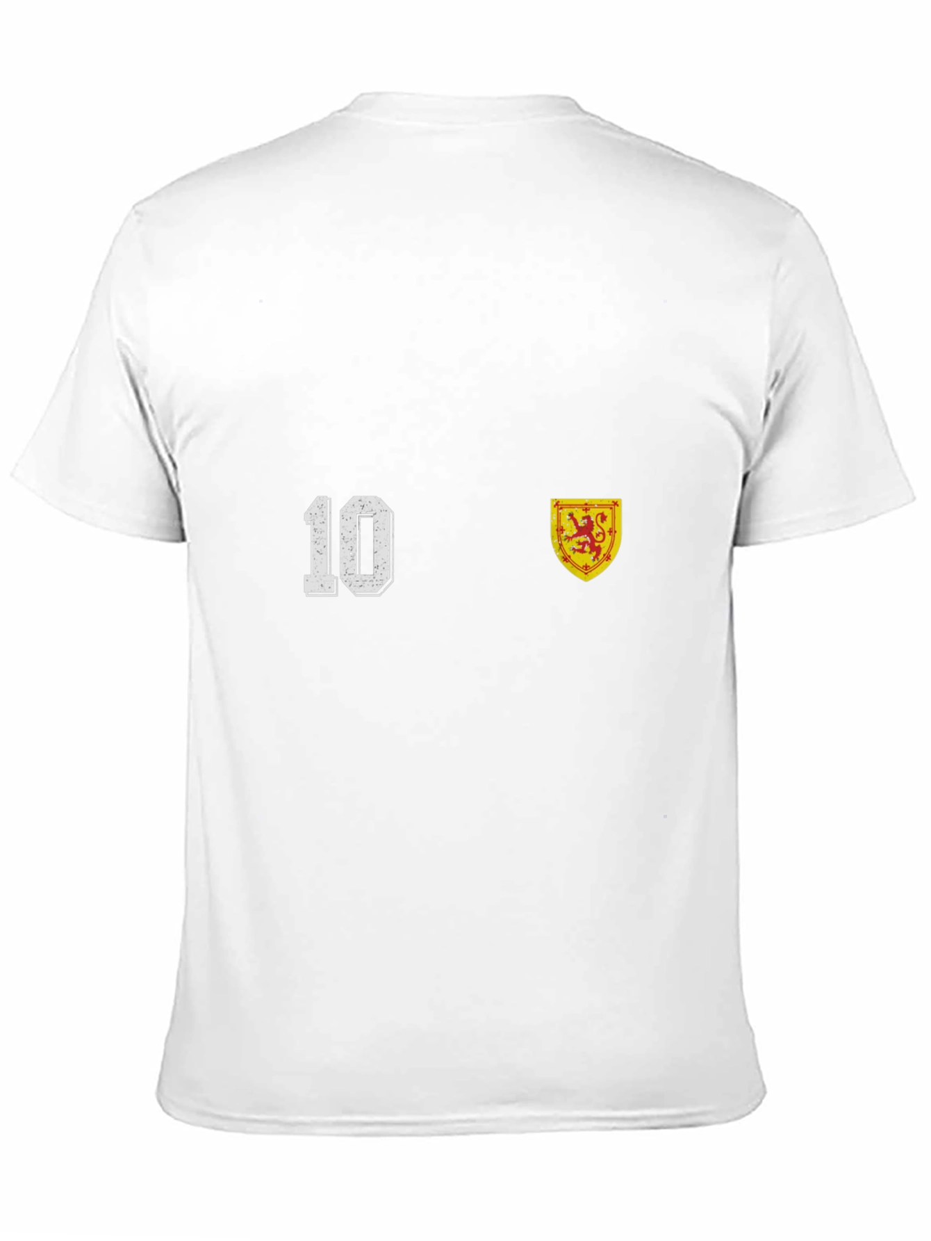 Scotland Football Jersey T-Shirt Number 10
