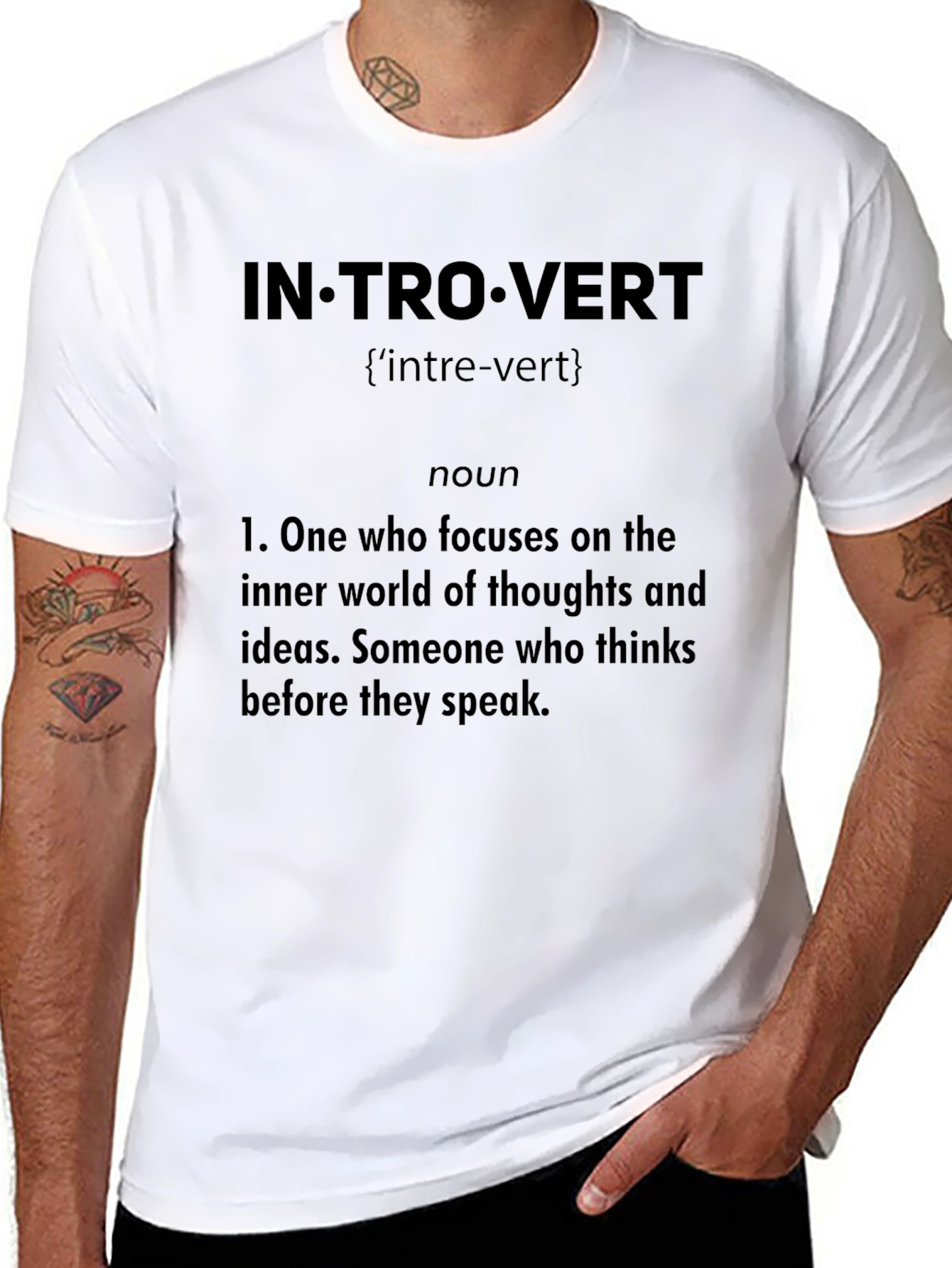 Introvert Definition Graphic T-Shirt