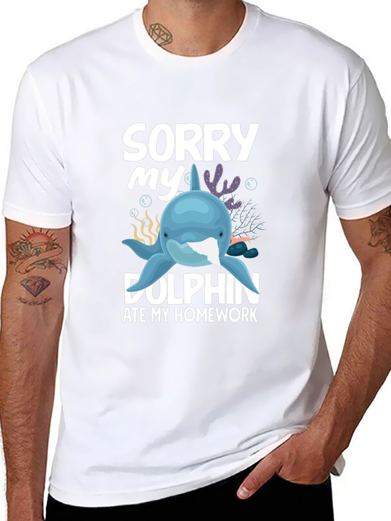 Sorry My Dolphin Ate My Homework T-Shirt