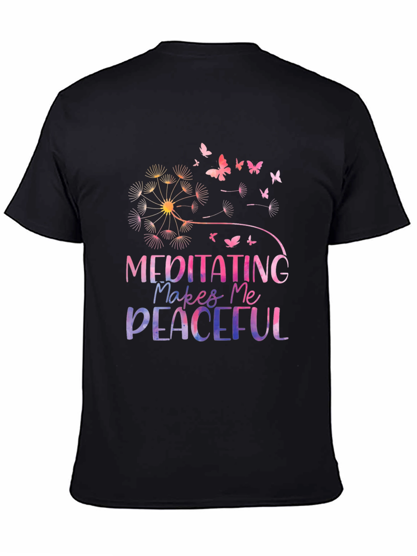 Meditating Makes Me Peaceful T-Shirt