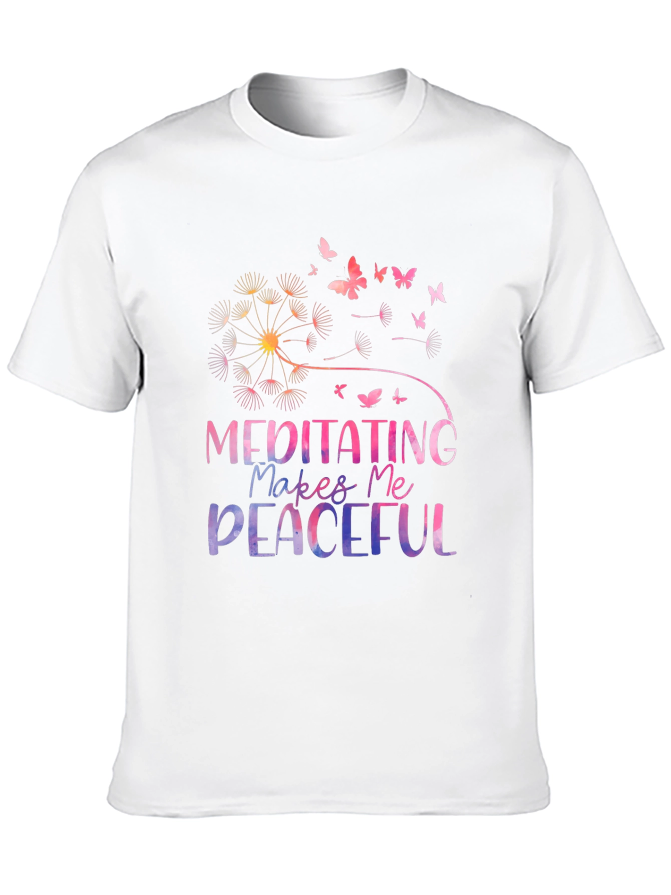 Meditating Makes Me Peaceful T-Shirt