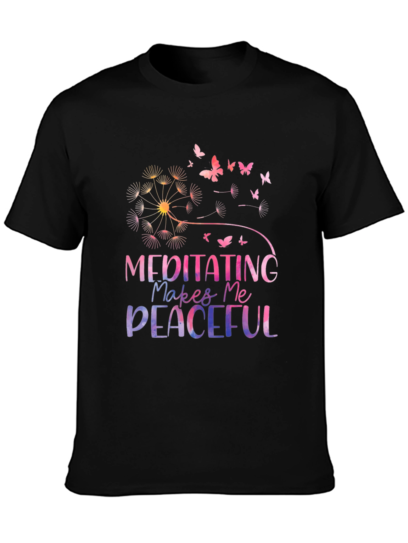 Meditating Makes Me Peaceful T-Shirt