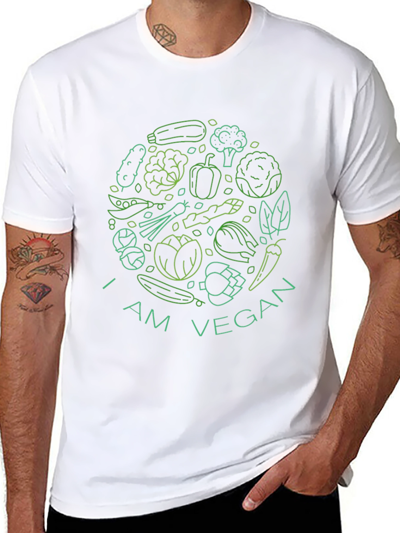 I am Vegan Graphic Tee