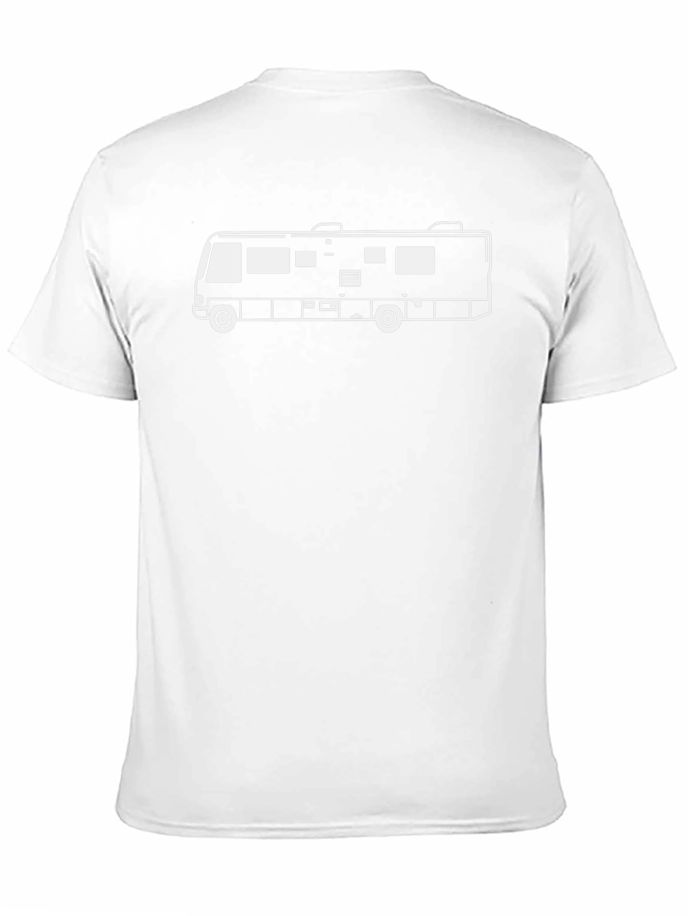 RV Camper Graphic T-Shirt - Black