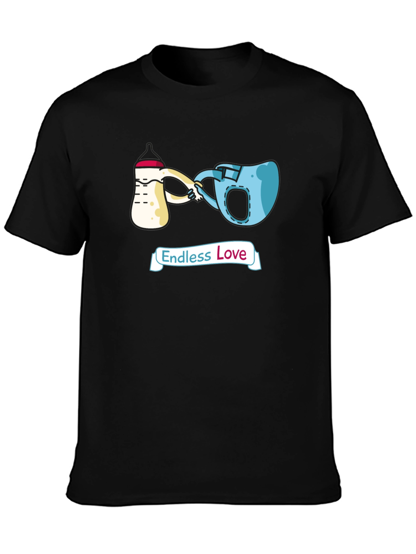 Endless Love T-Shirt Cartoon Graphic Tee