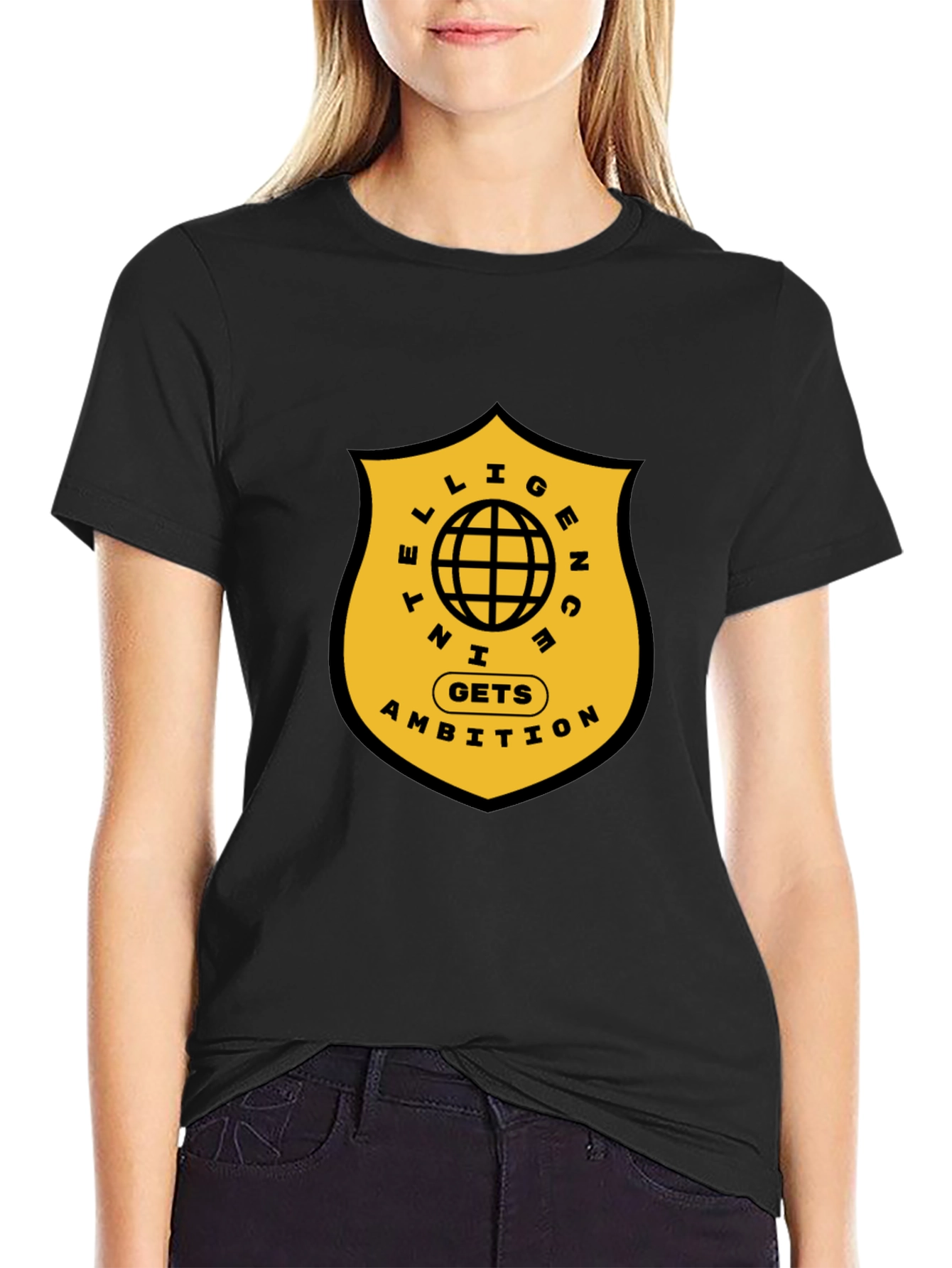 Intelligence Gets Ambition Graphic T-Shirt