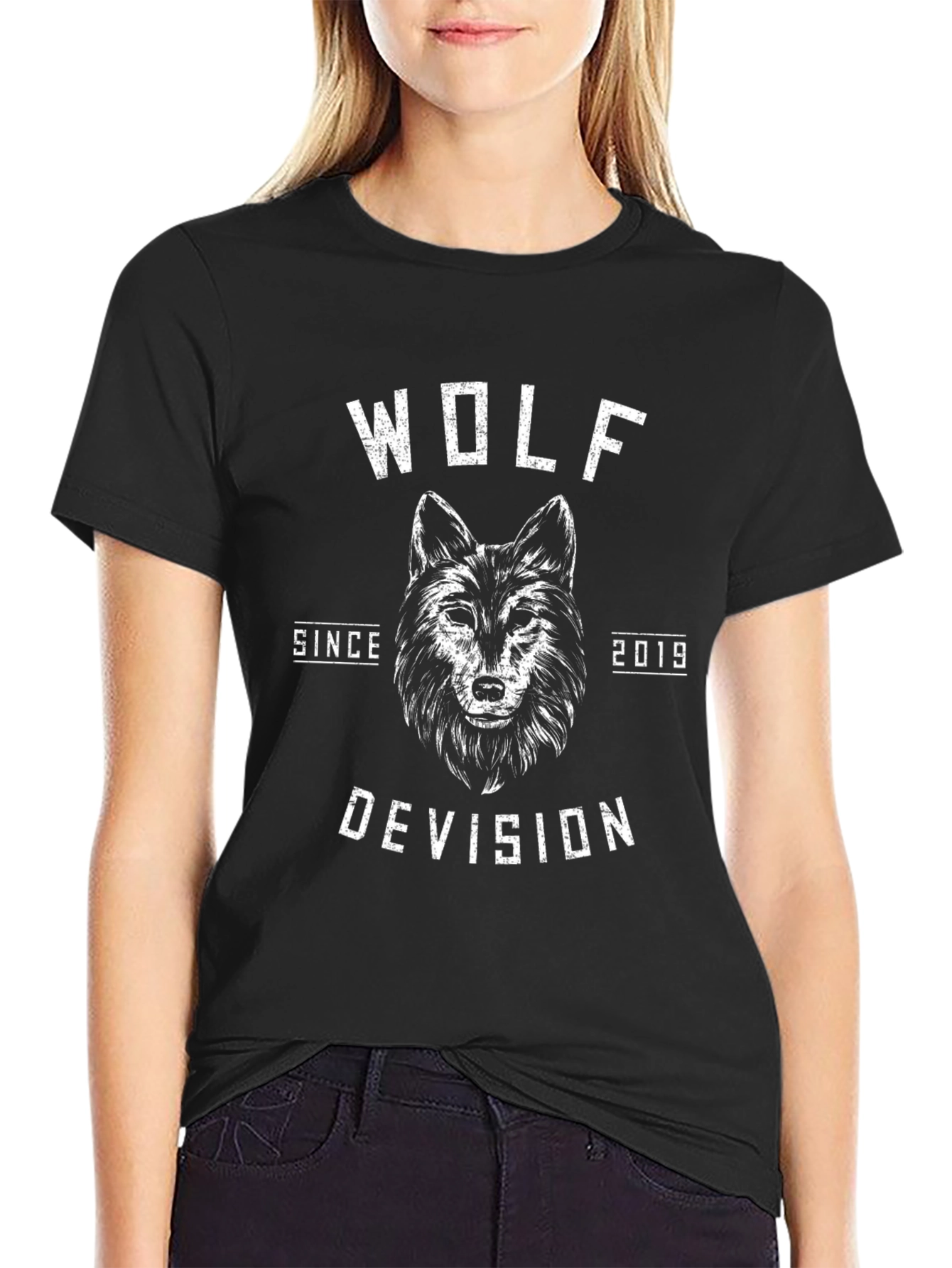 Wolf Devision Black T-Shirt
