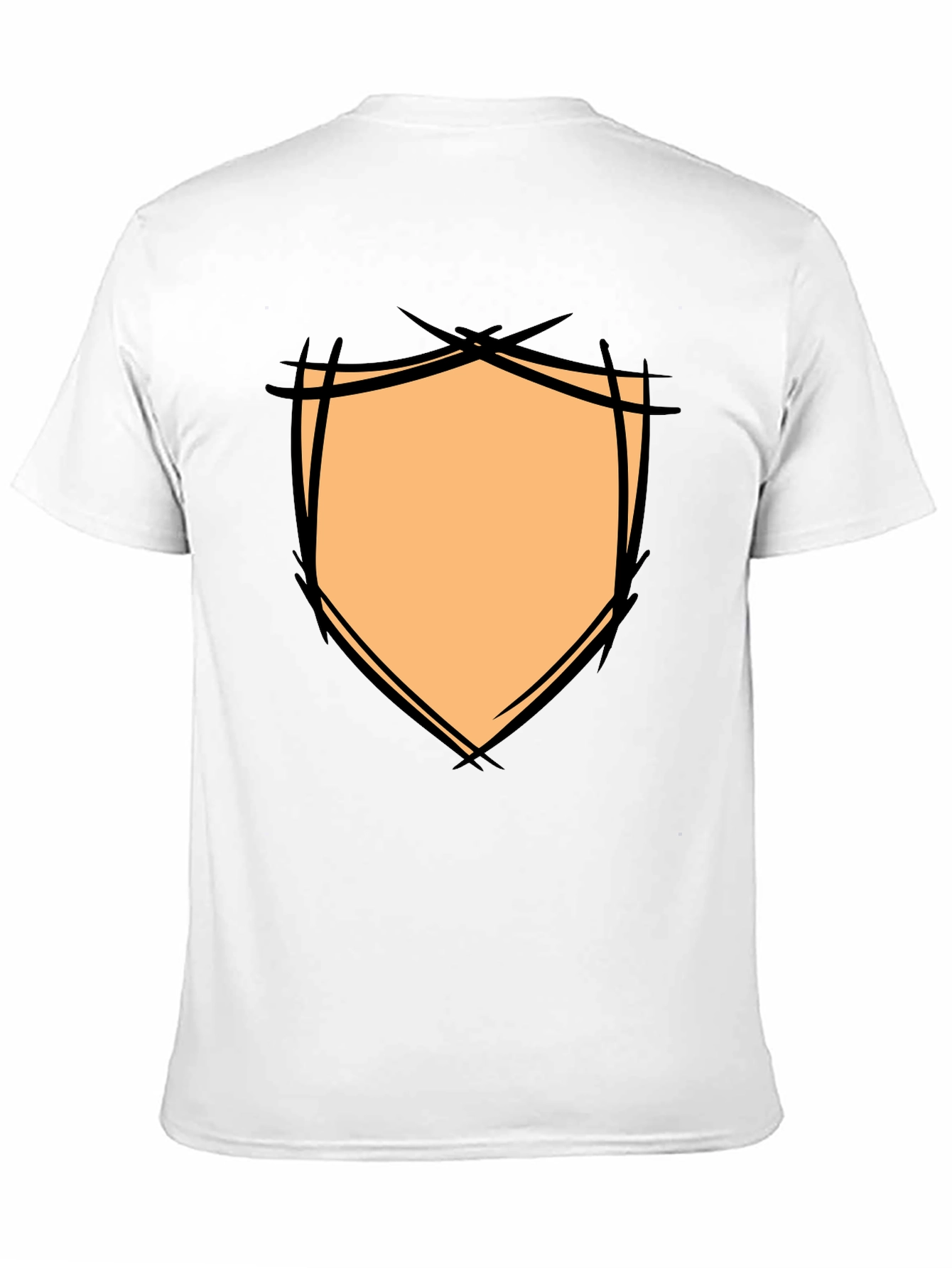 Graphic Shield Tee - Modern Black T-Shirt