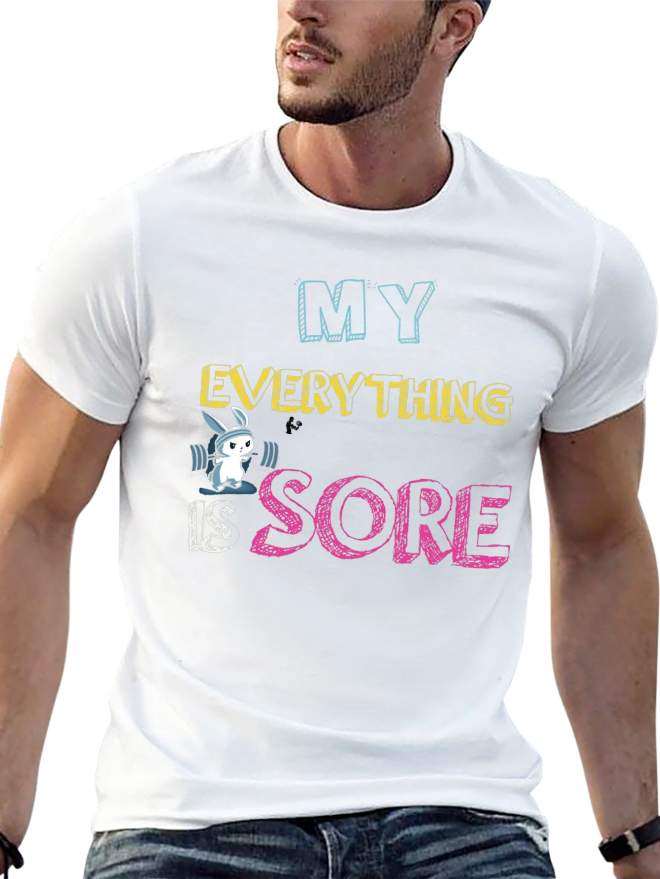 My Everything is Sore Funny Workout Tee