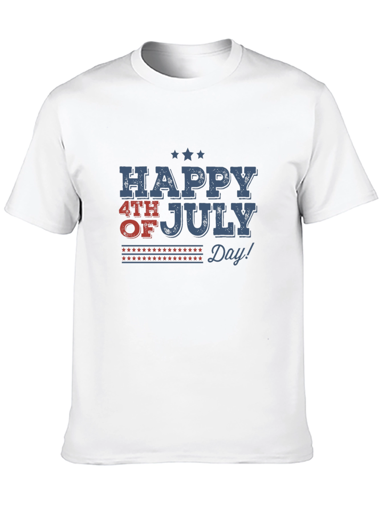 Happy 4th of July Patriotic Graphic T-Shirt