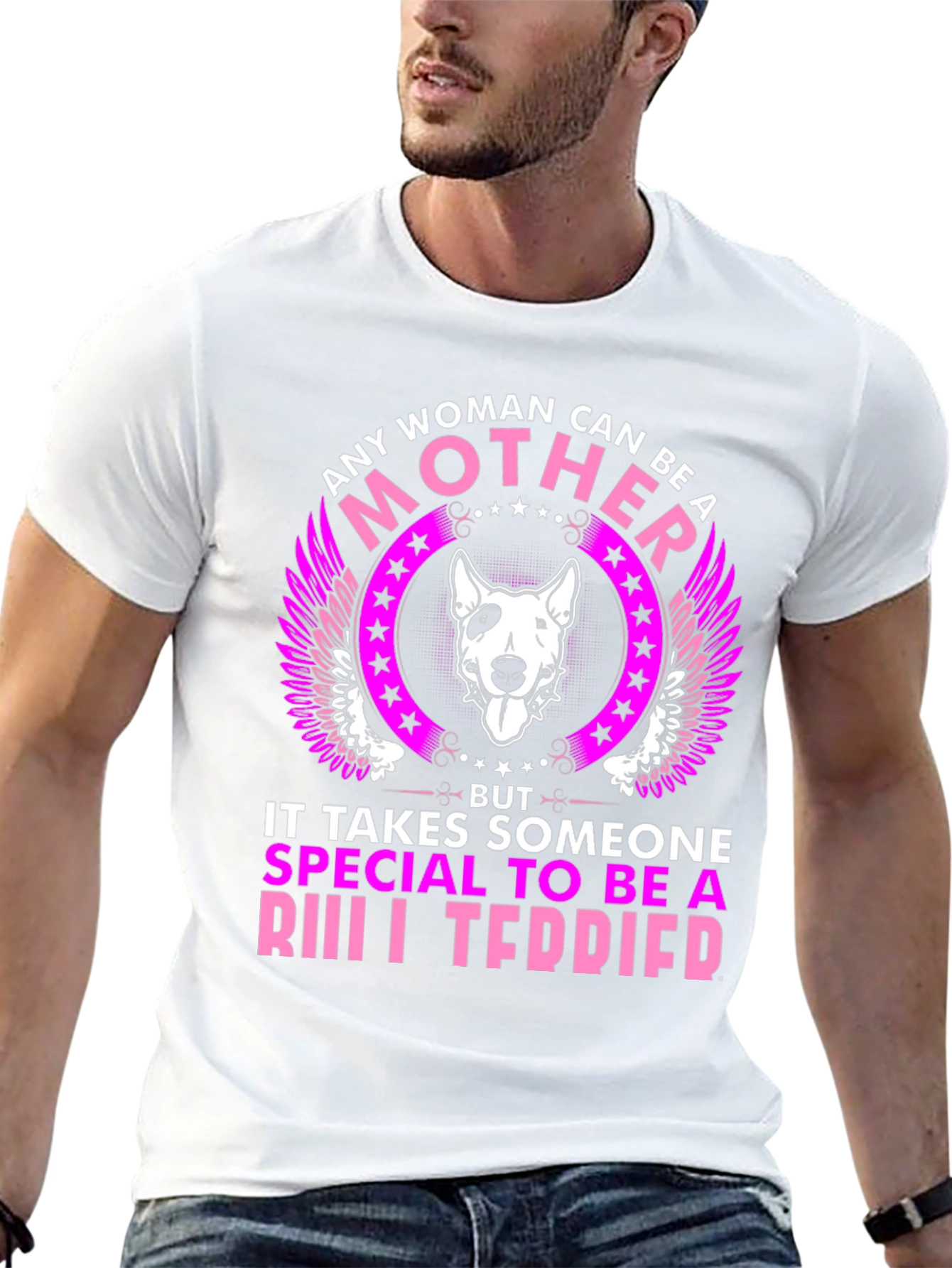 Bull Terrier Mom T-Shirt - Special Mother Design