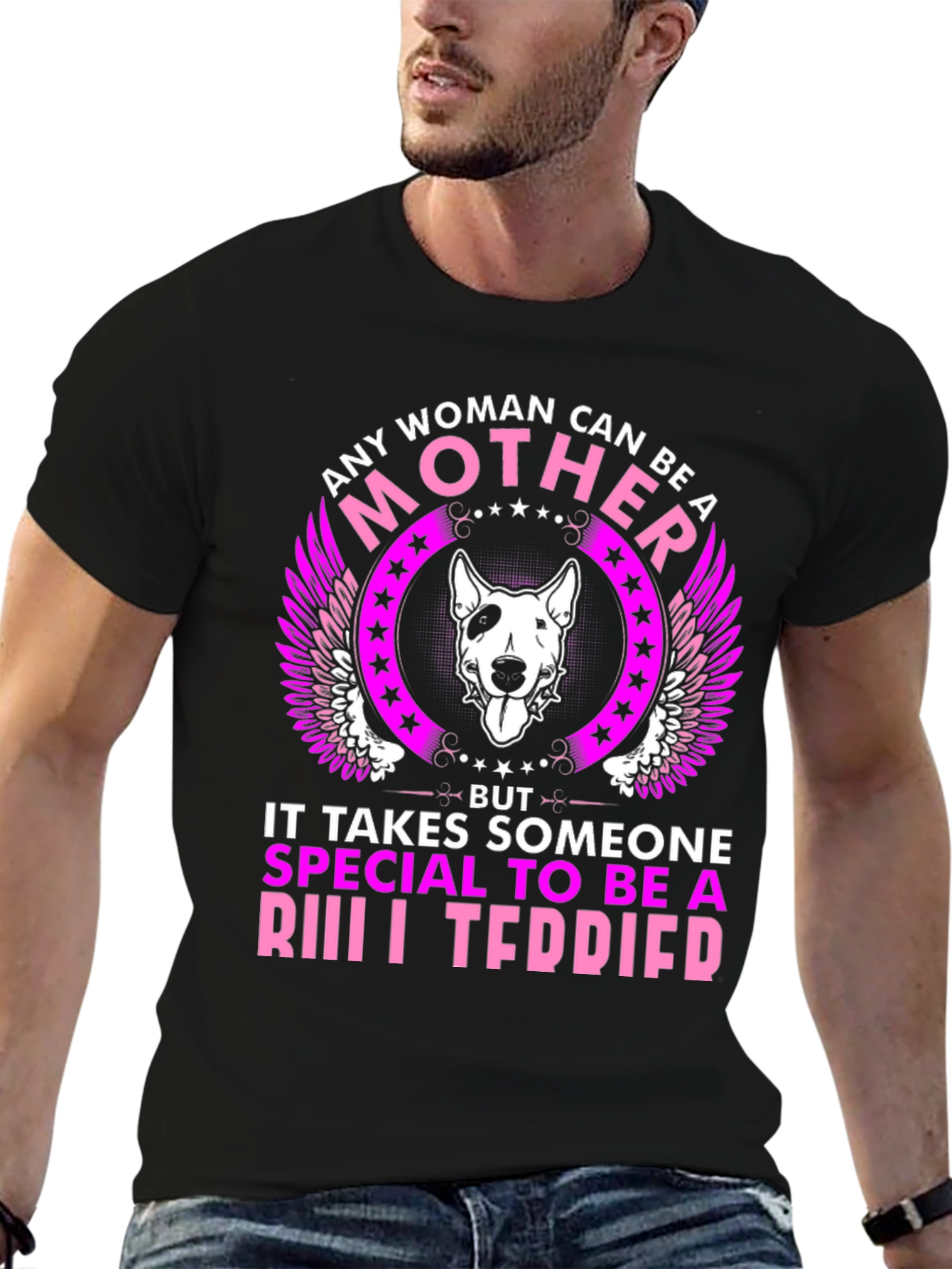 Bull Terrier Mom T-Shirt - Special Mother Design