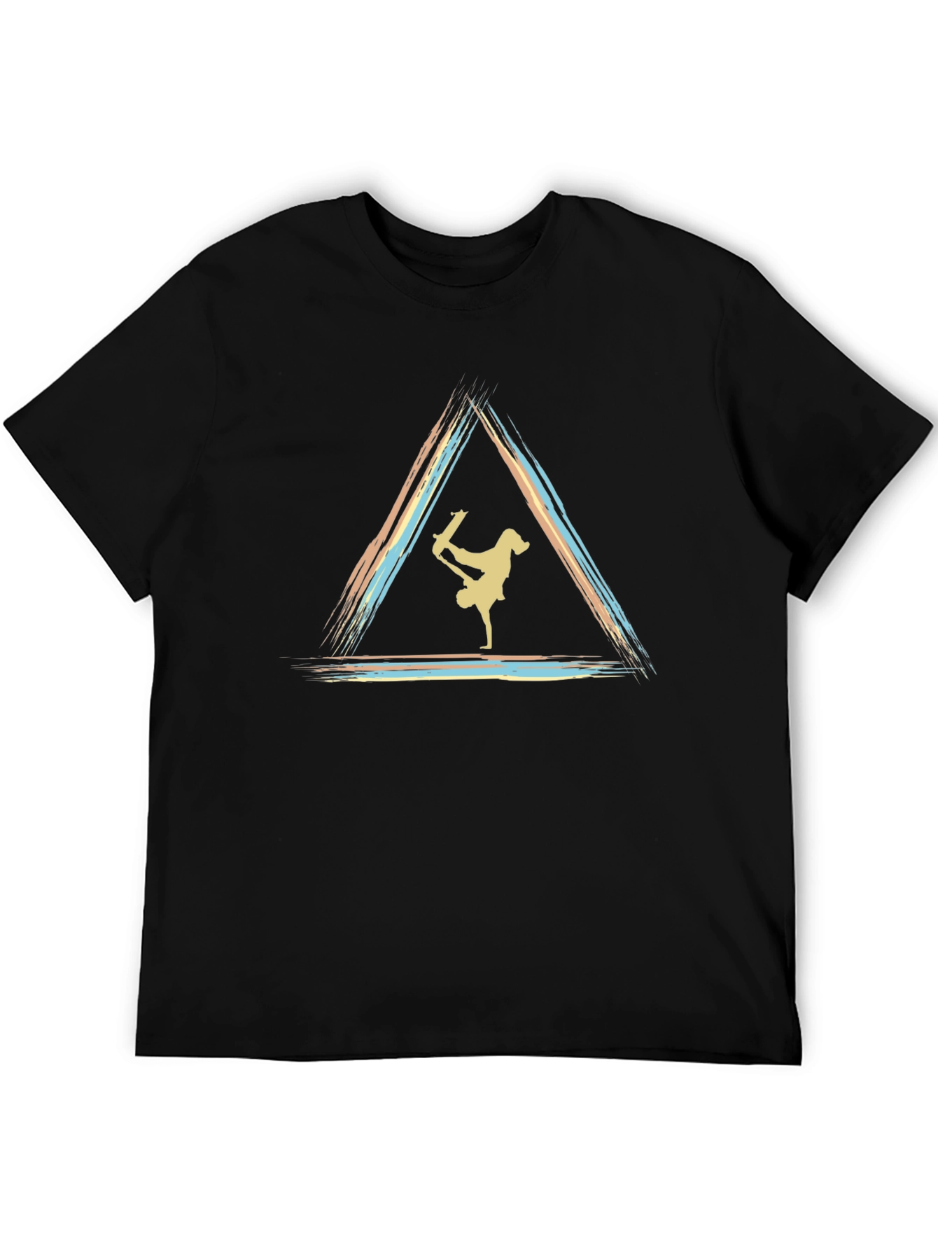 Skateboarding Triangle Graphic Tee