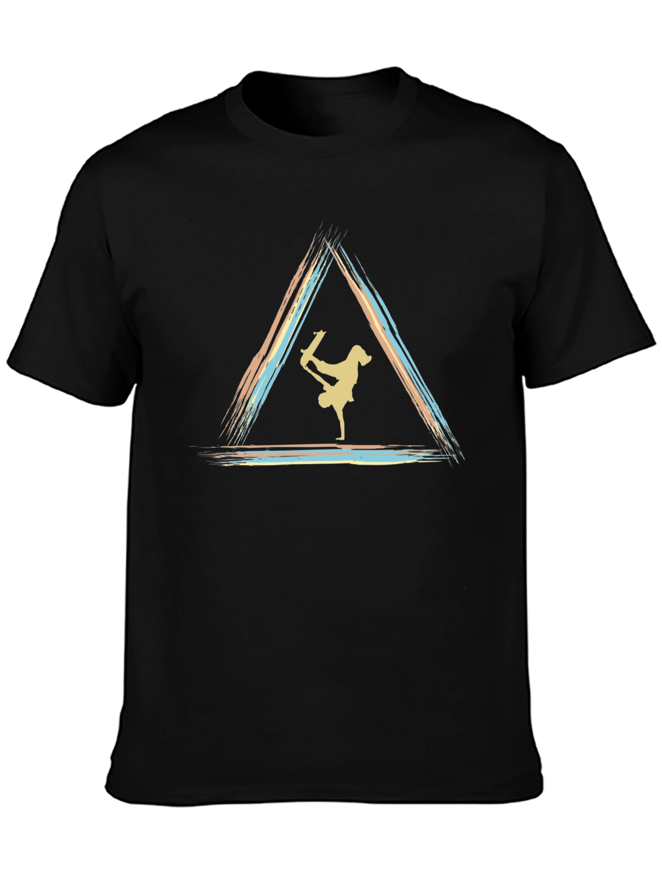 Skateboarding Triangle Graphic Tee