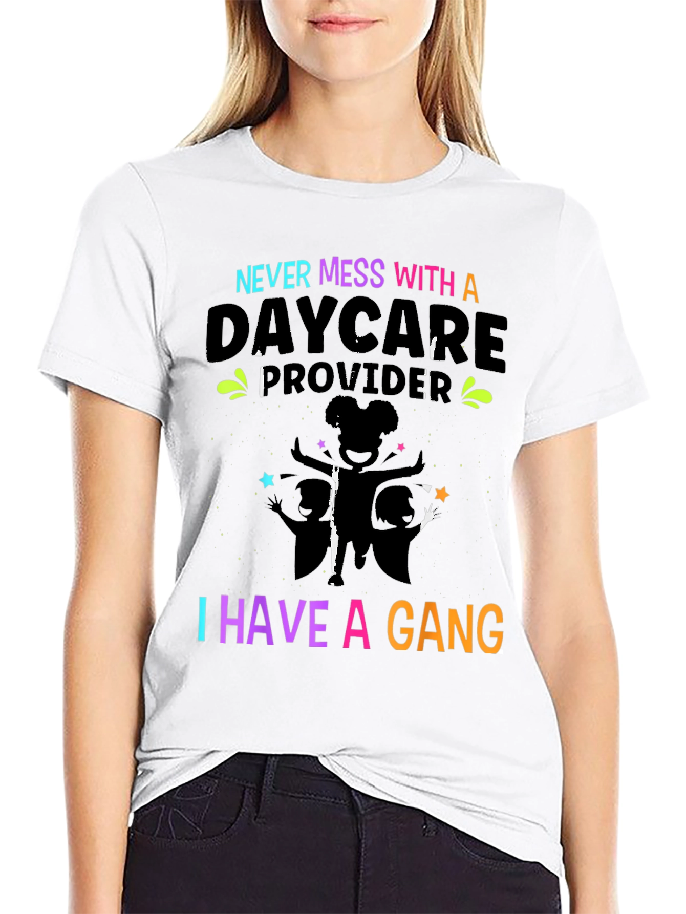 Daycare Provider Gang T-Shirt - Funny Teacher Tee